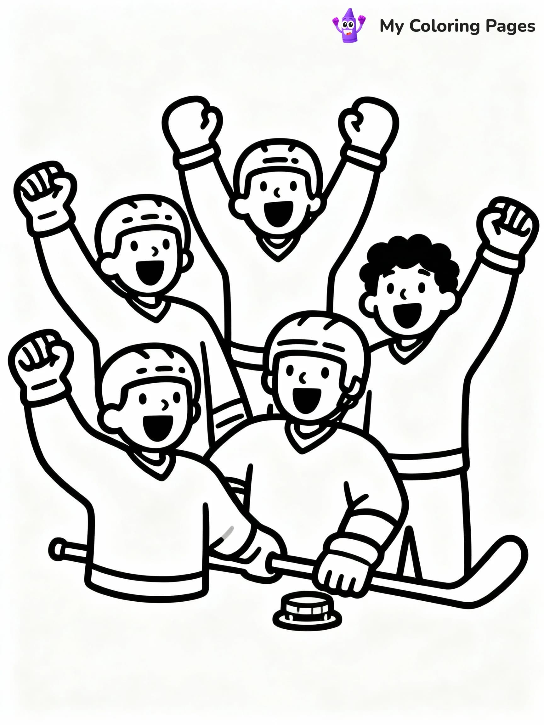 Hockey Coloring Pages - 23