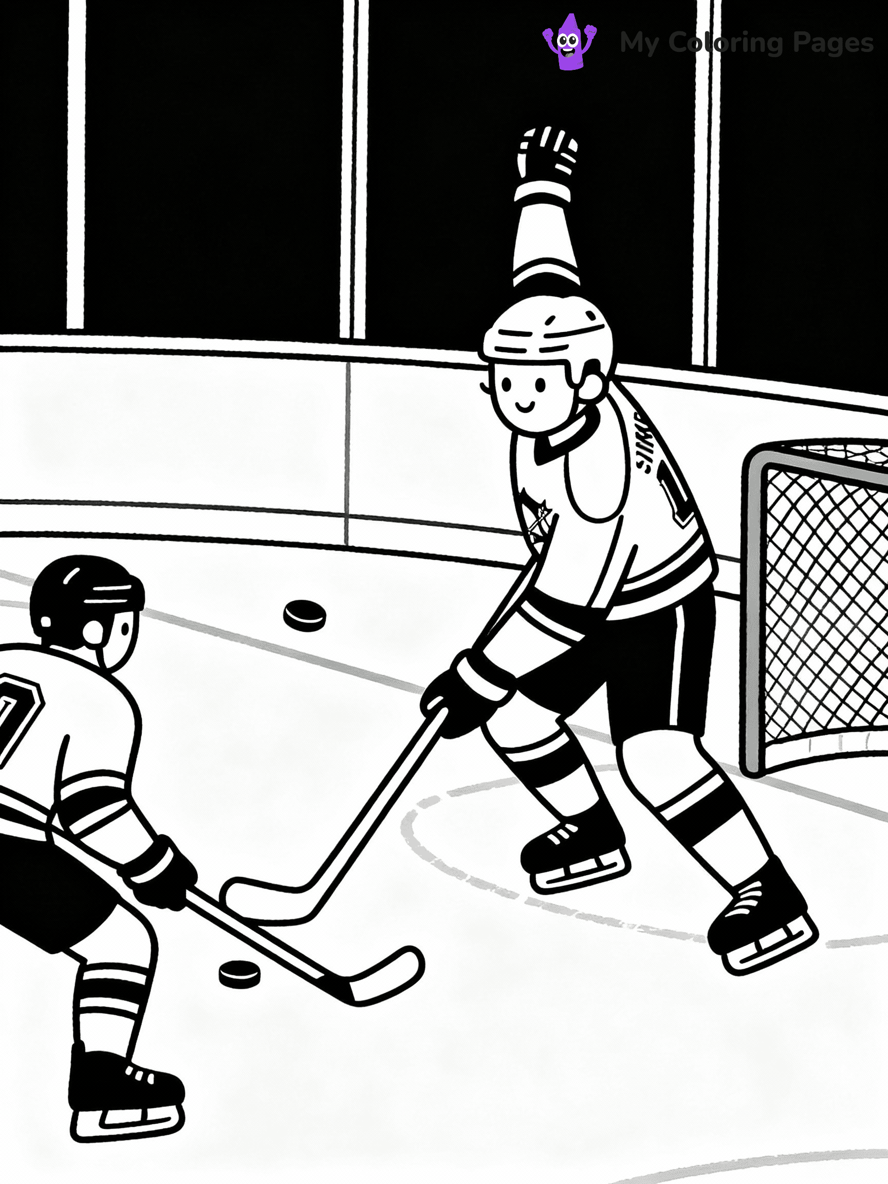 Hockey Coloring Pages - 22