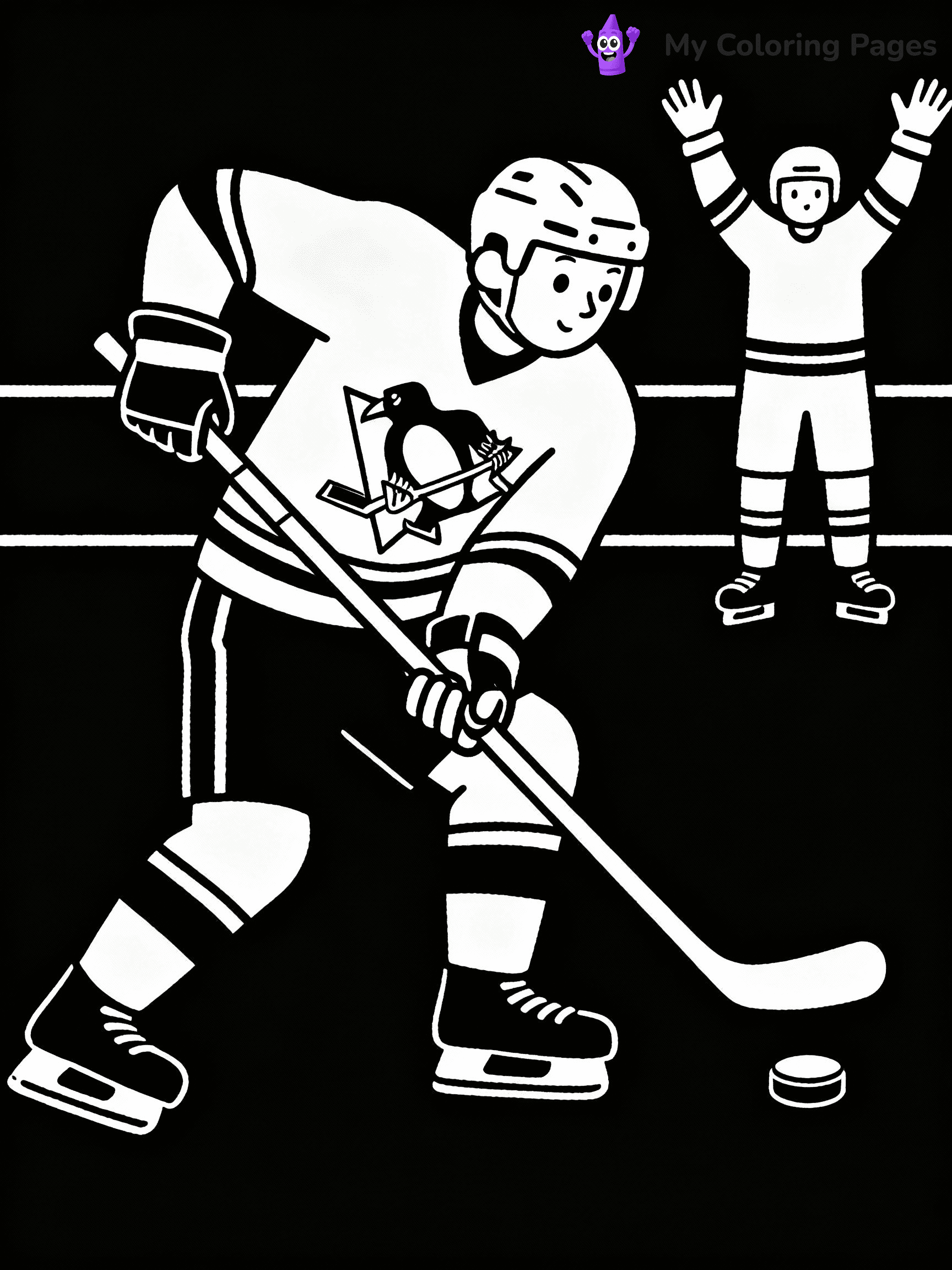 Hockey Coloring Pages - 20