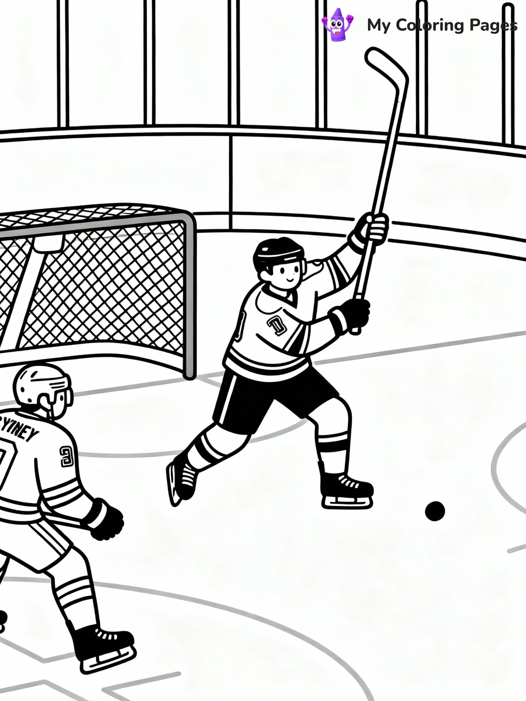 Hockey Coloring Pages - 19
