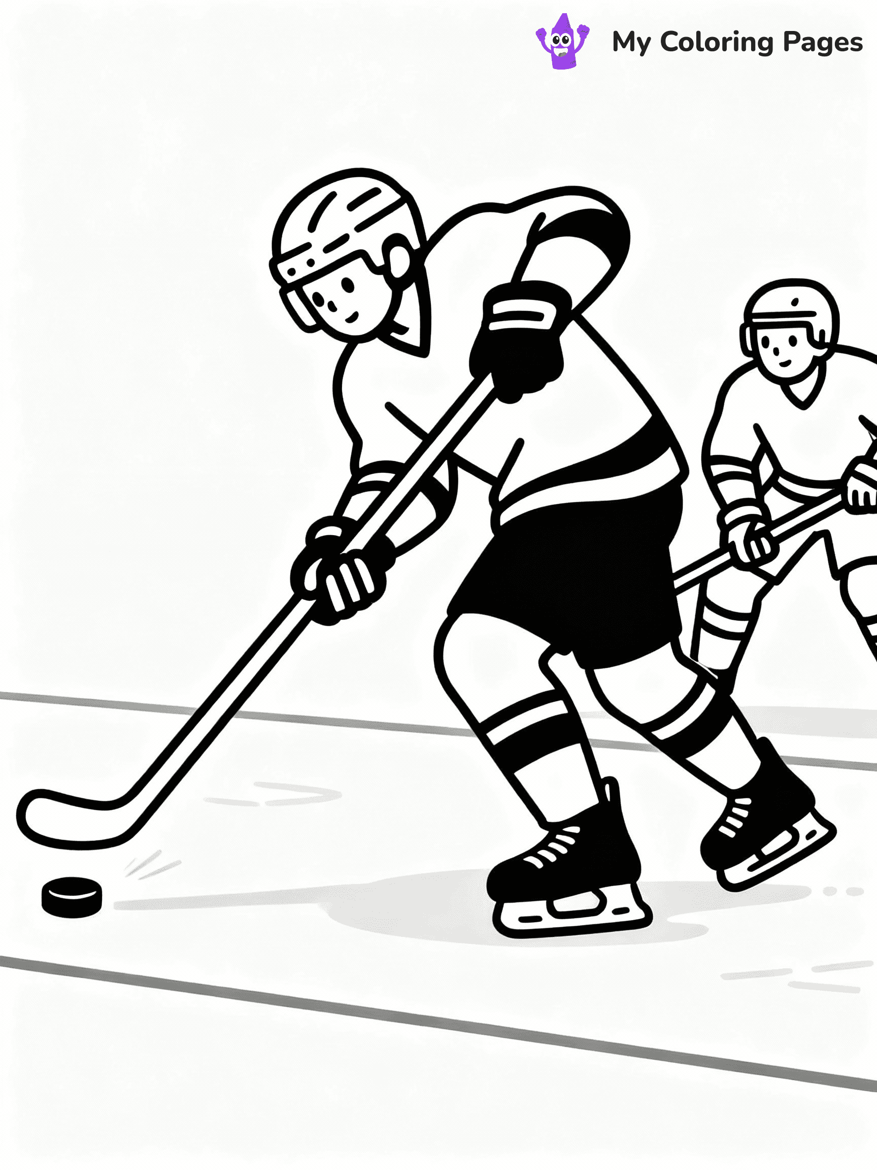 Hockey Coloring Pages - 17