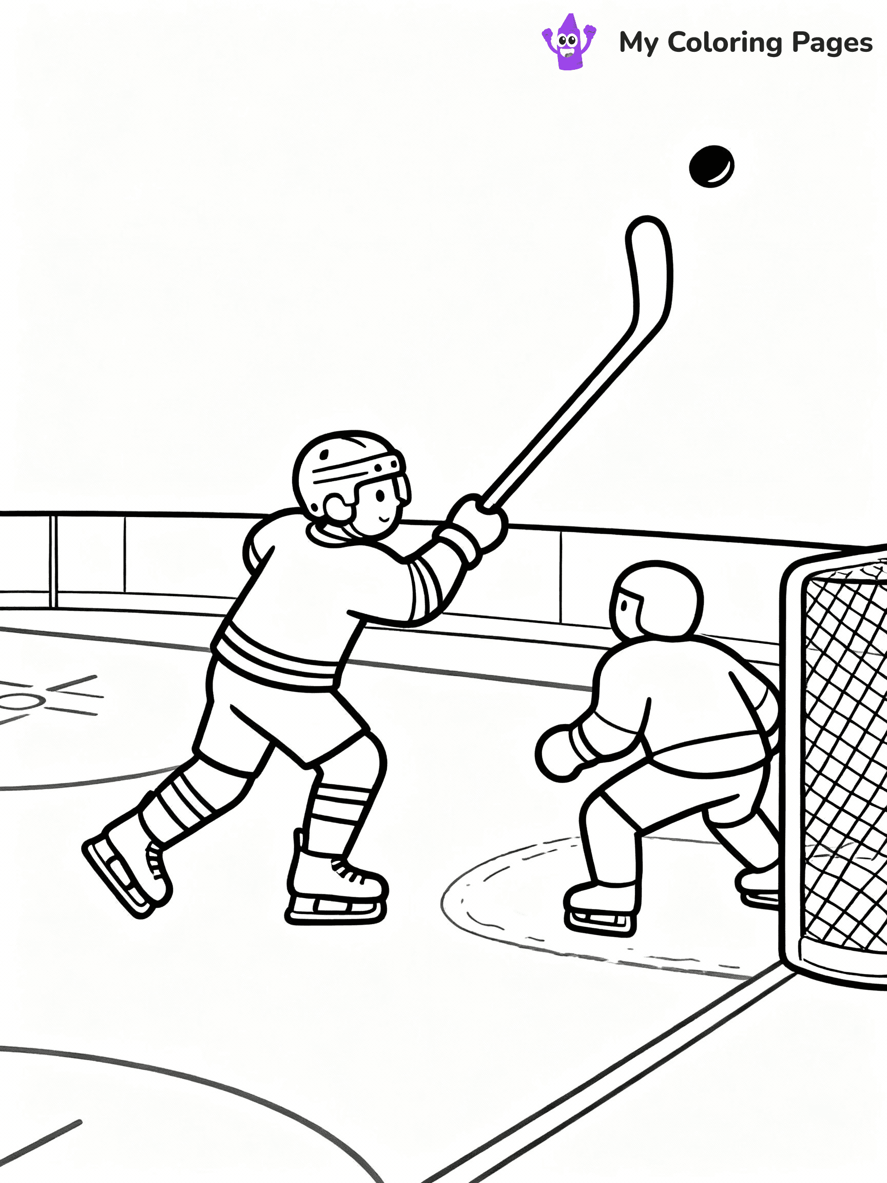Hockey Coloring Pages - 15