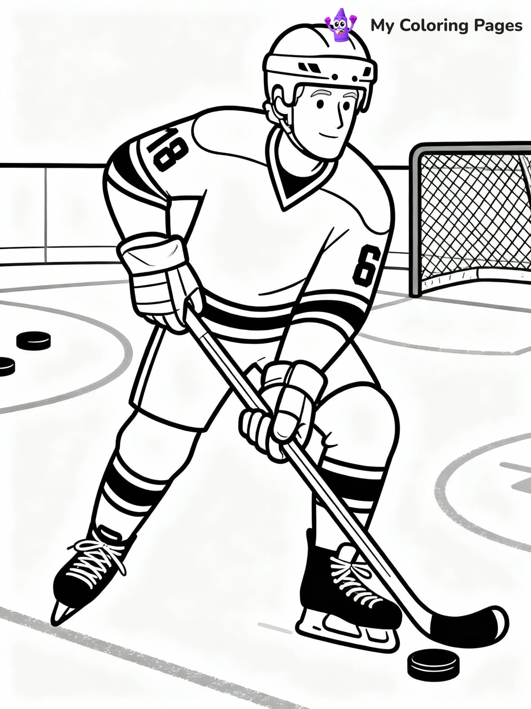 Hockey Coloring Pages - 8