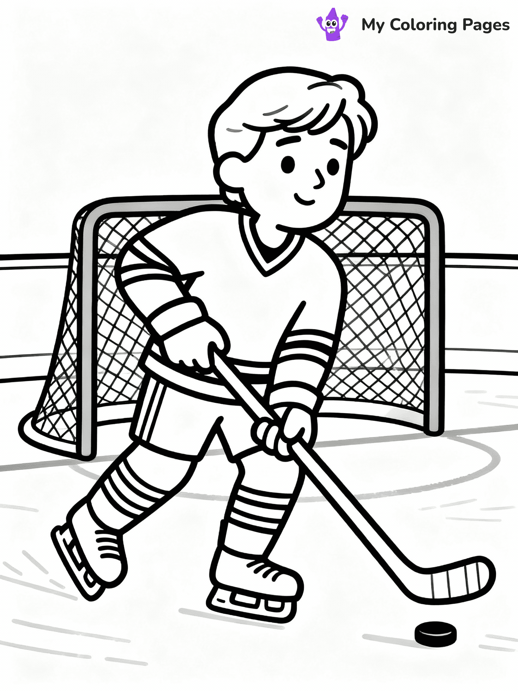 Hockey Coloring Pages - 7