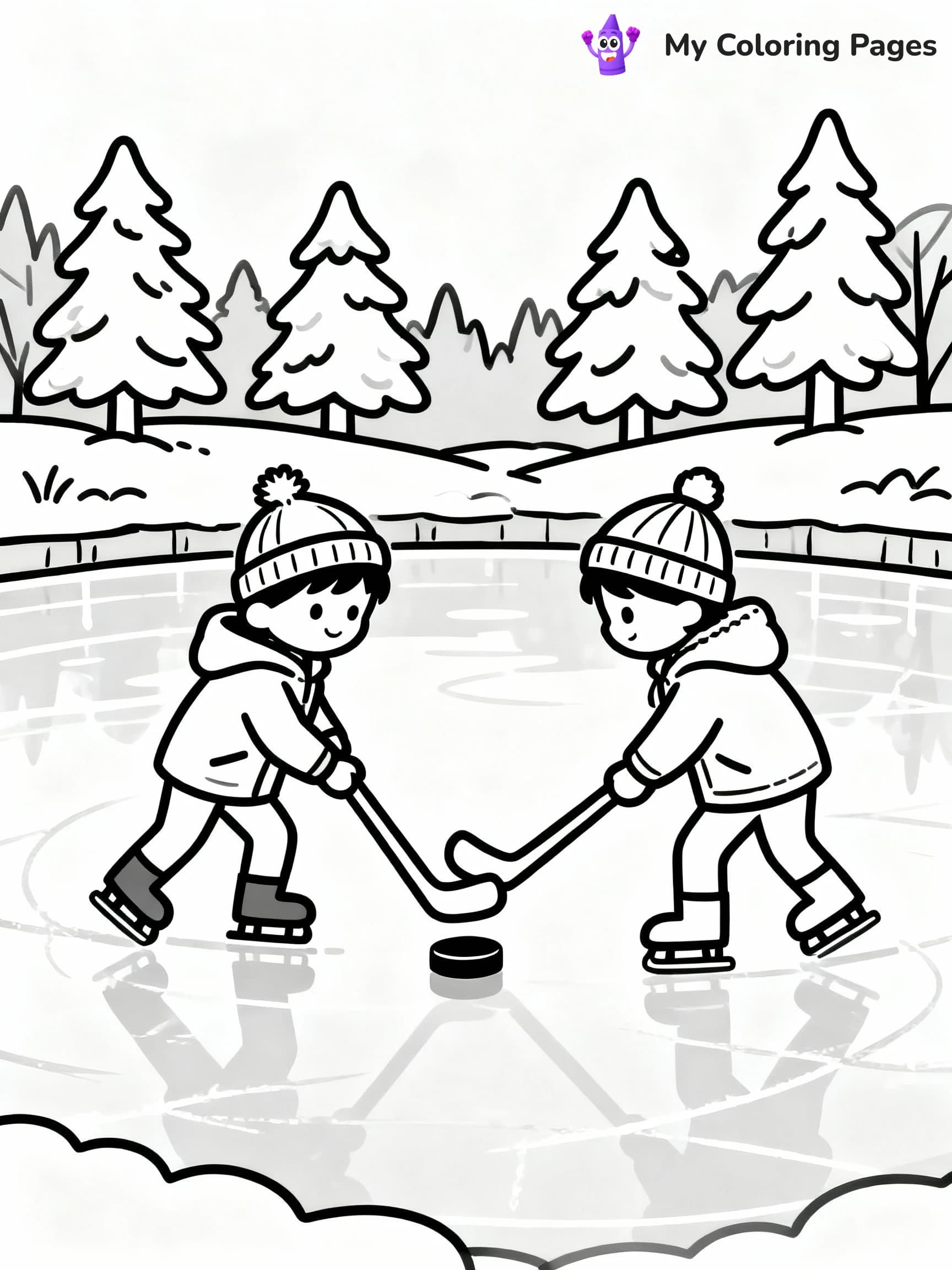 Hockey Coloring Pages - 6
