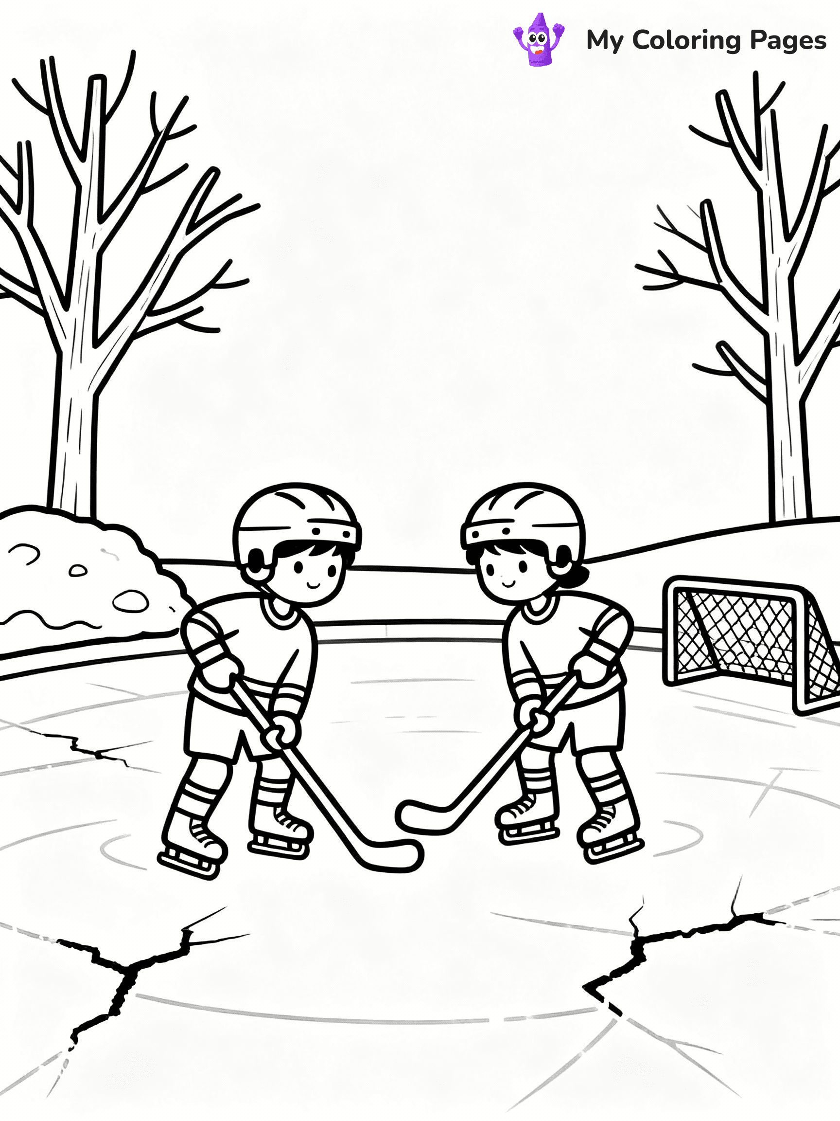 Hockey Coloring Pages - 5