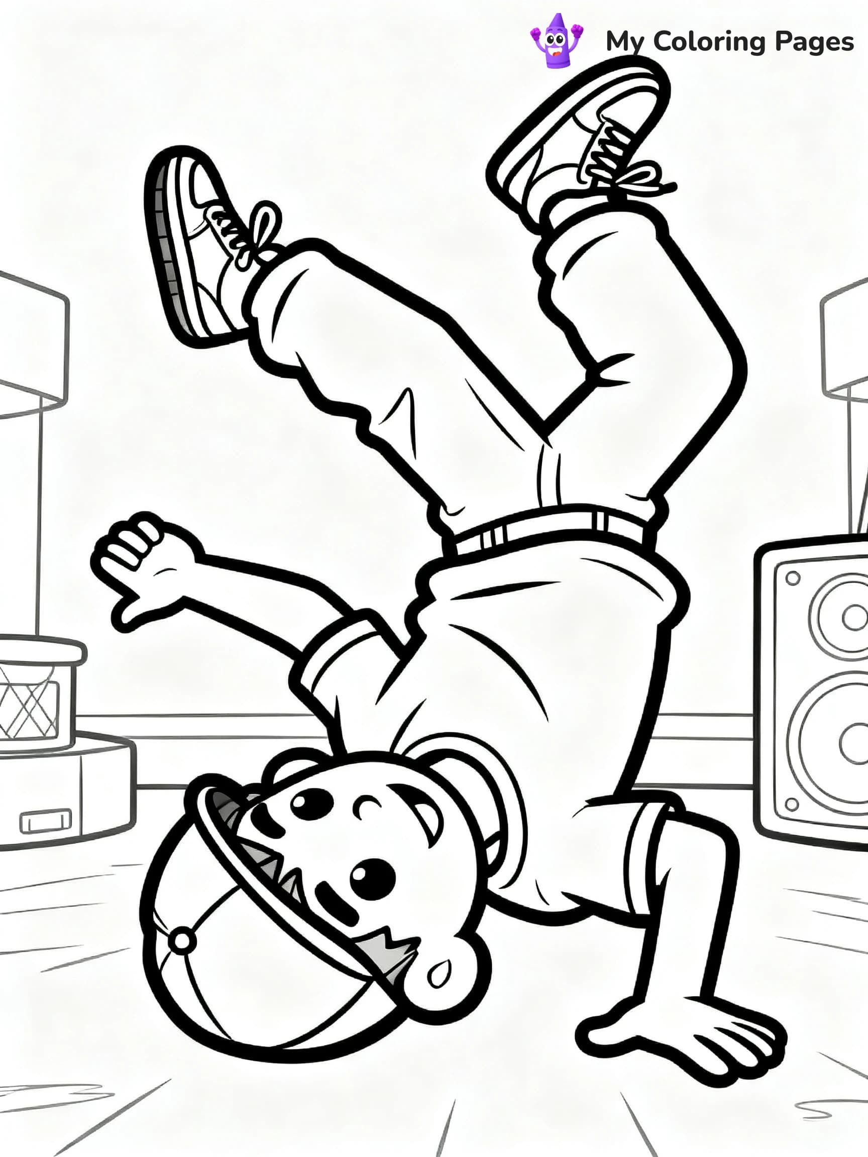 Dance Party Coloring Pages - 17