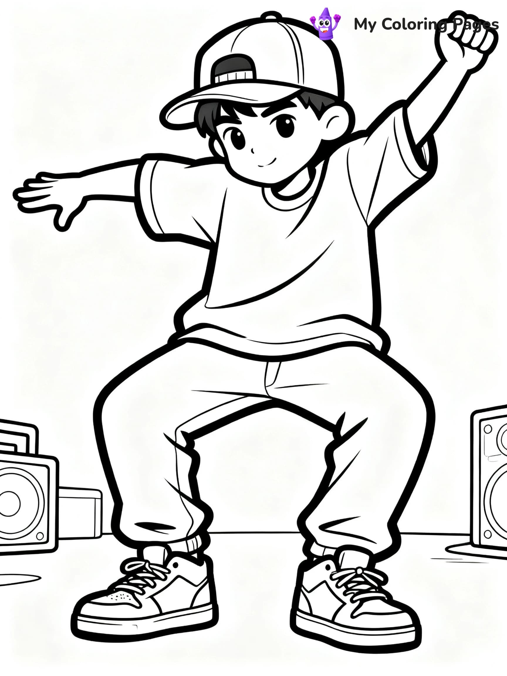 Dance Party Coloring Pages - 2