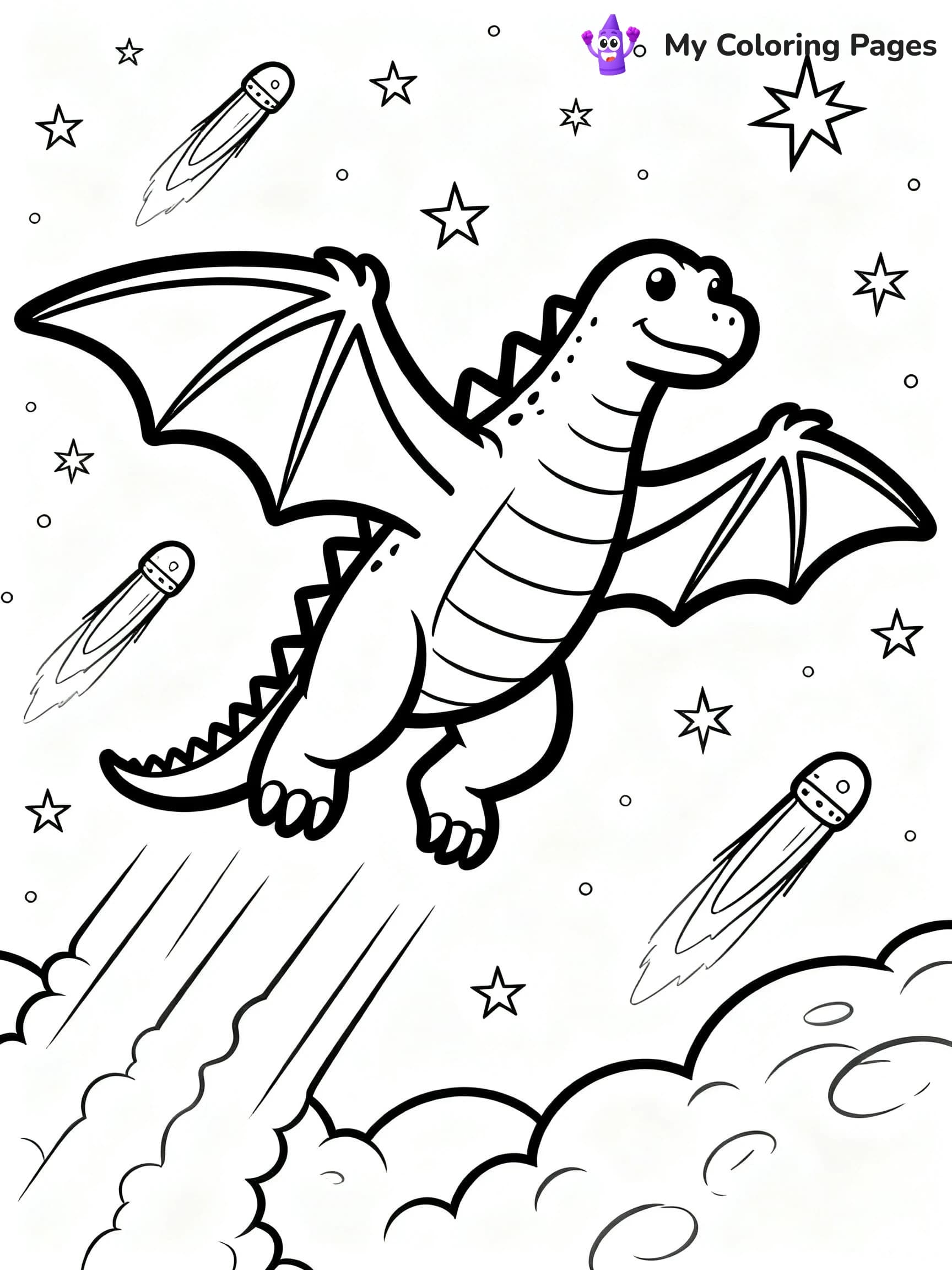 Space Godzilla Coloring Pages - 18