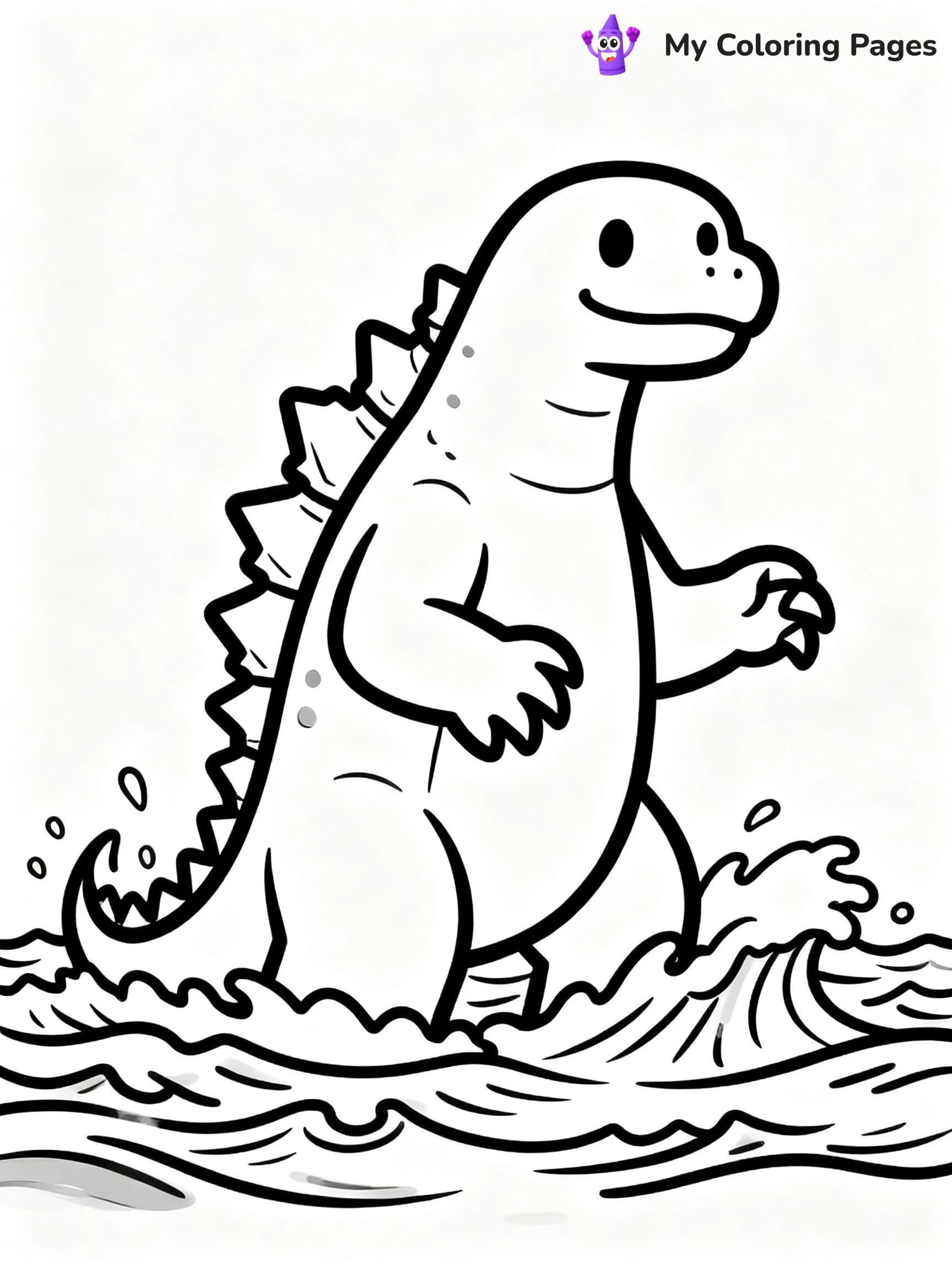 Space Godzilla Coloring Pages - 6