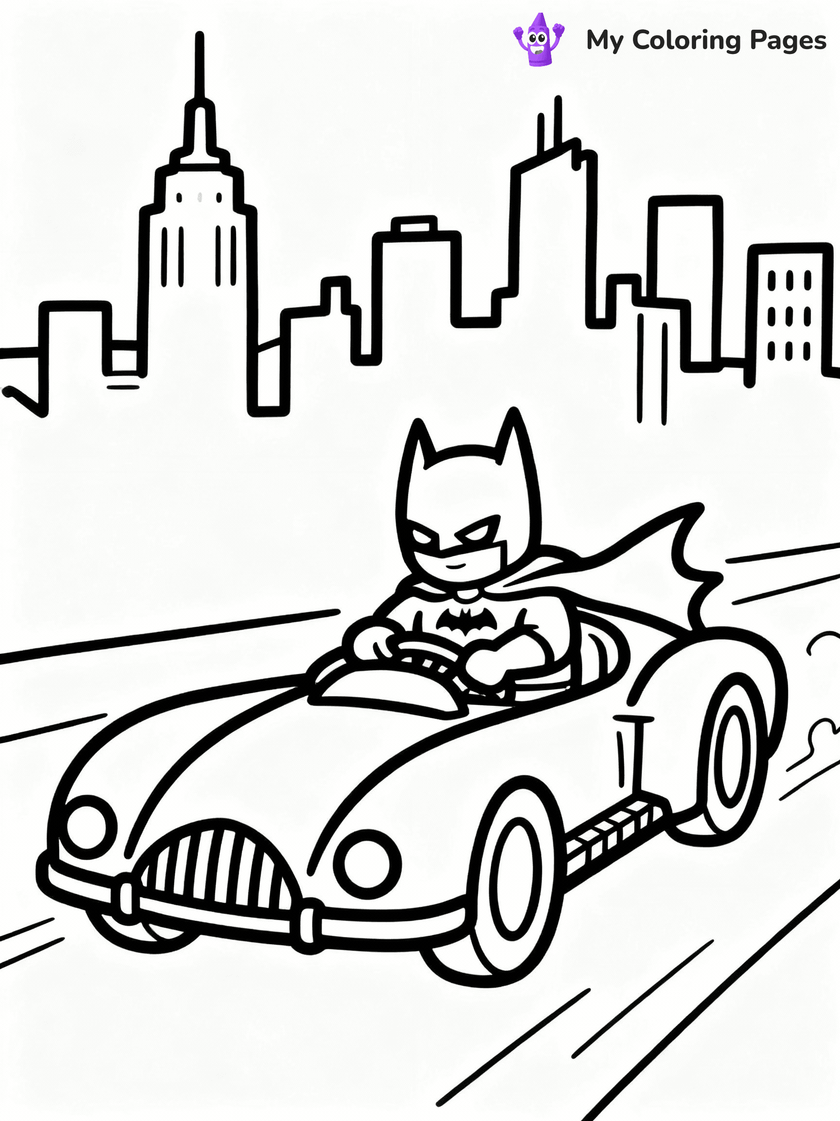 Batman Coloring Pages - 1