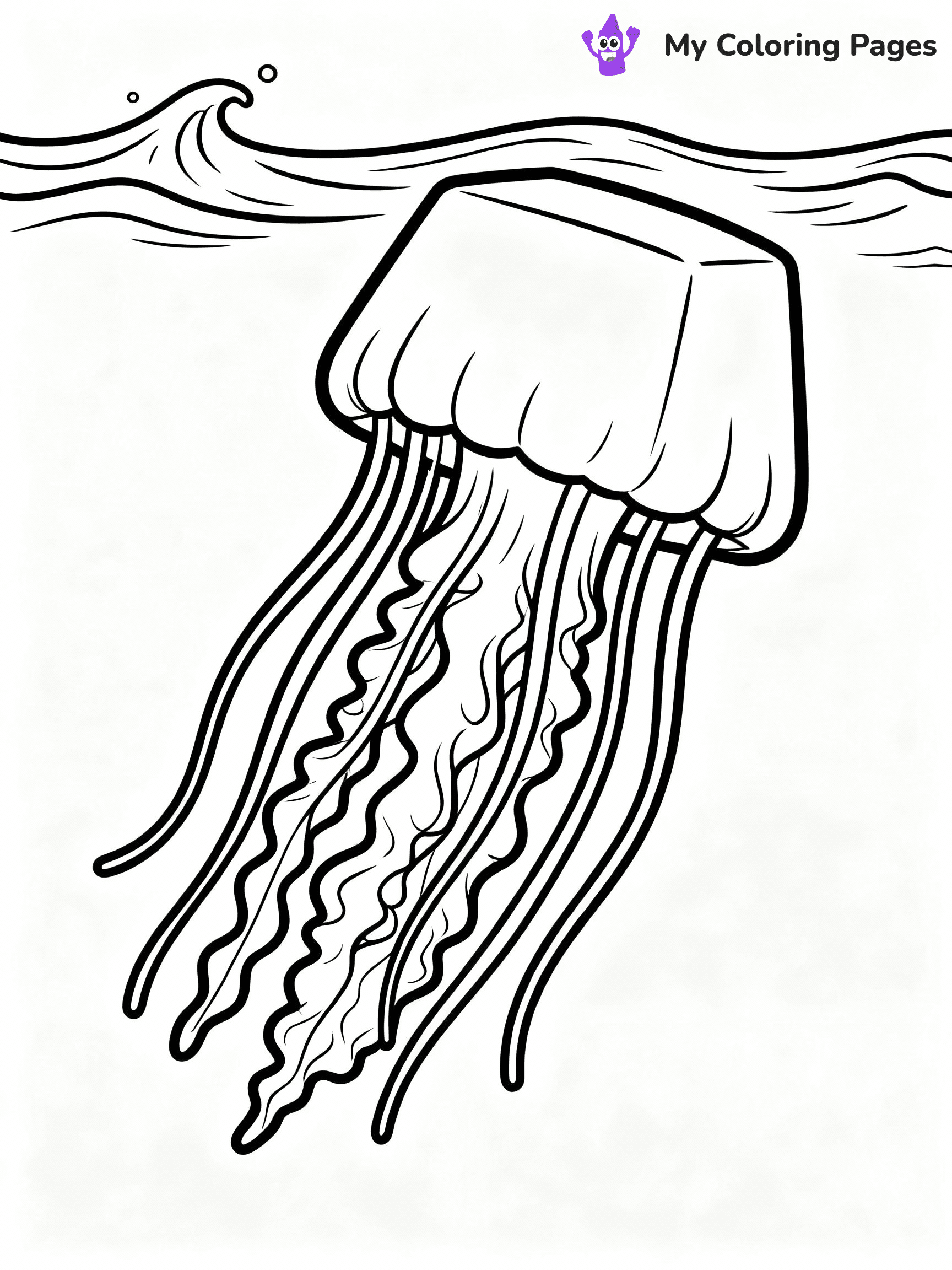 Jellyfish Coloring Pages - 29