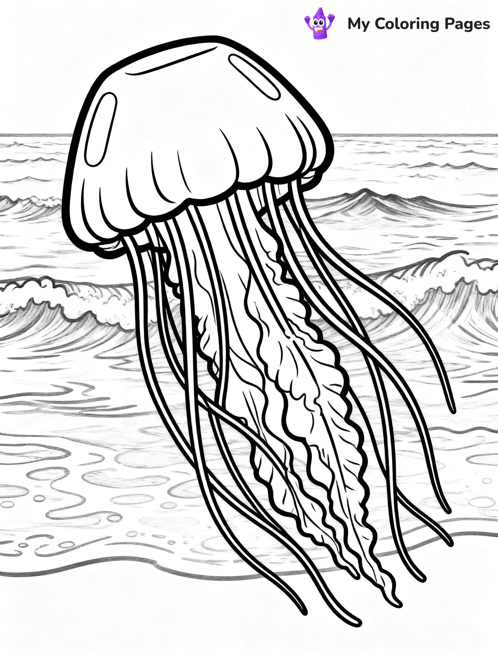 Jellyfish Coloring Pages - 28