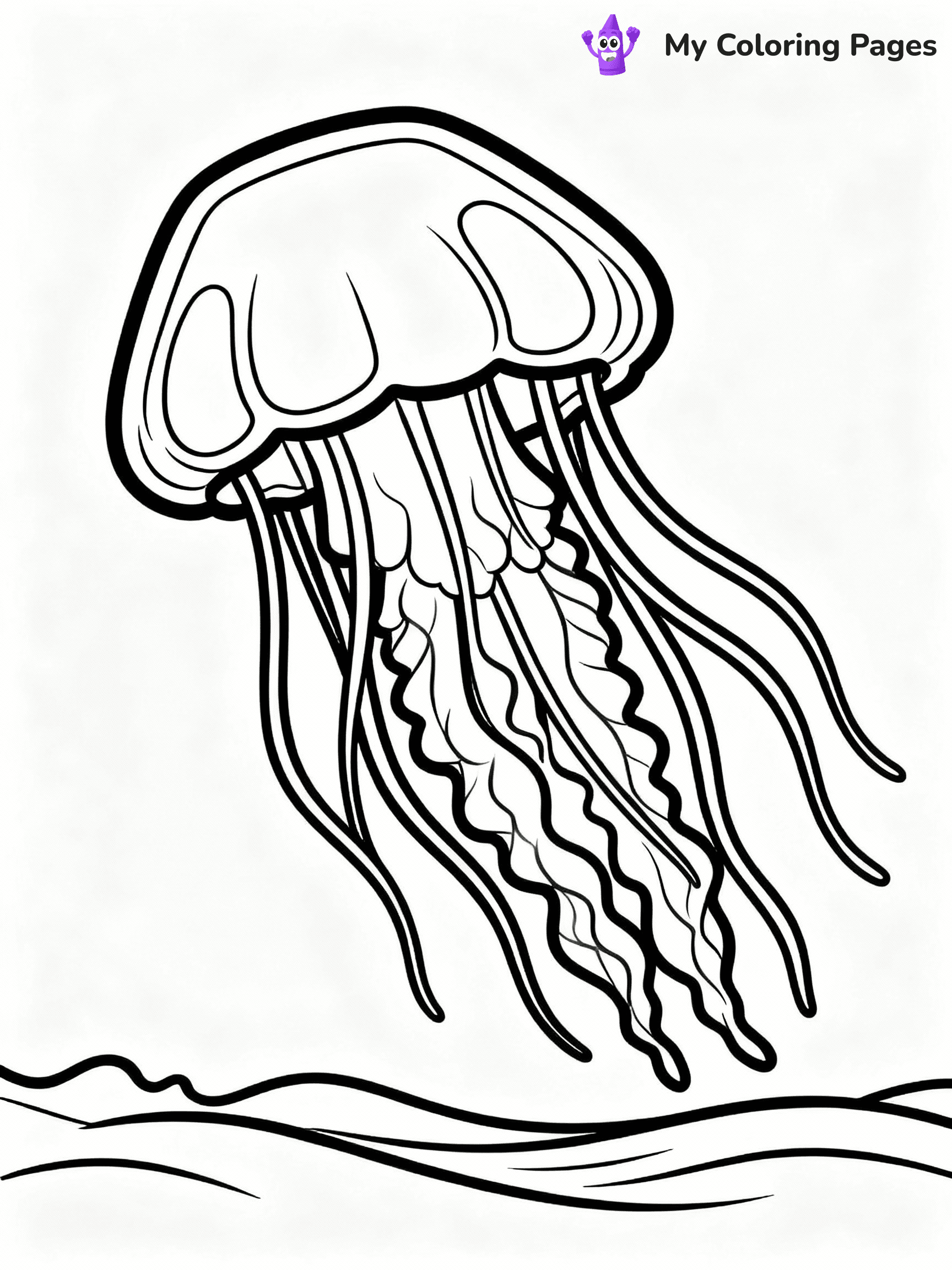 Jellyfish Coloring Pages - 27