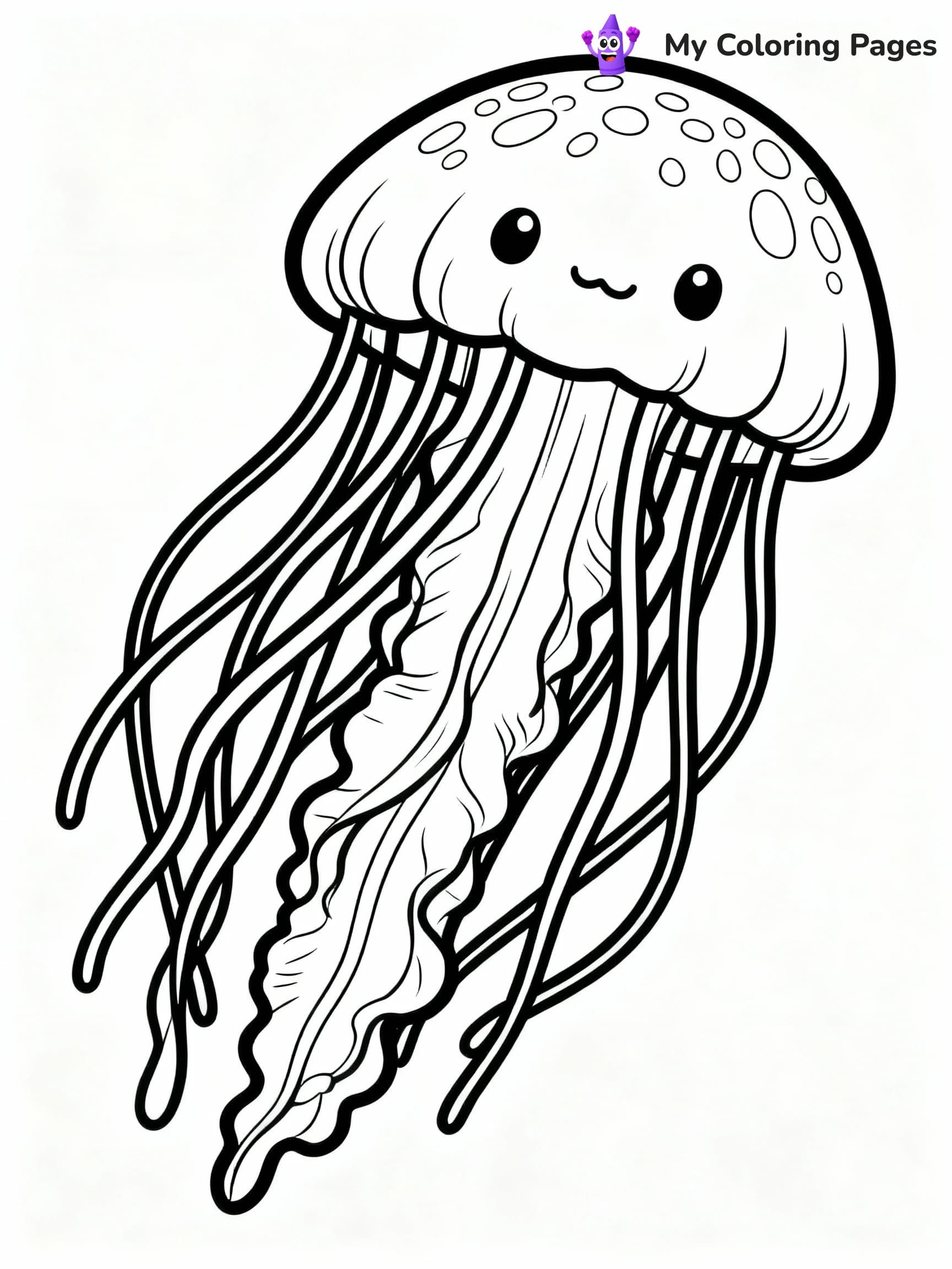 Jellyfish Coloring Pages - 24