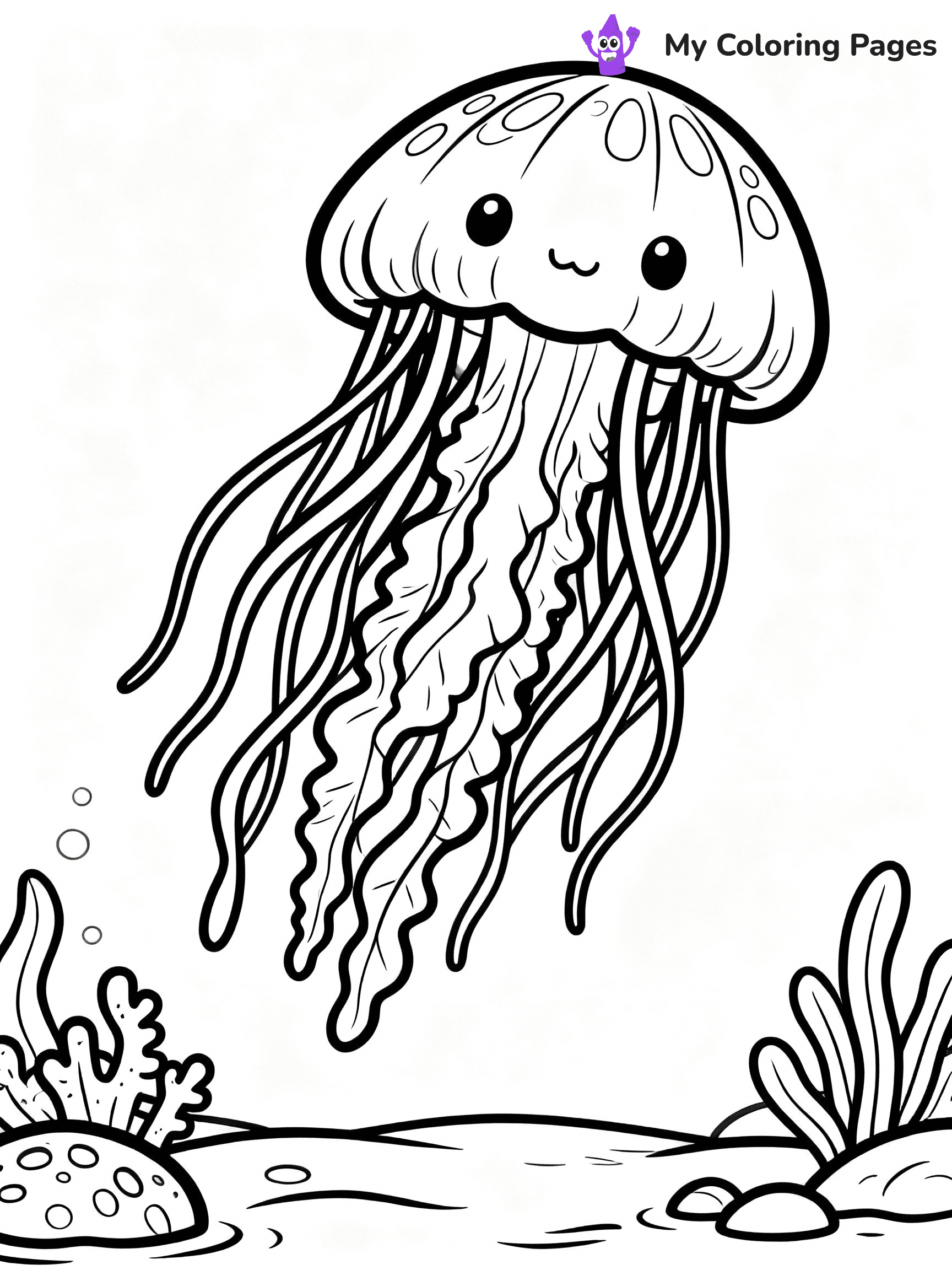 Jellyfish Coloring Pages - 21