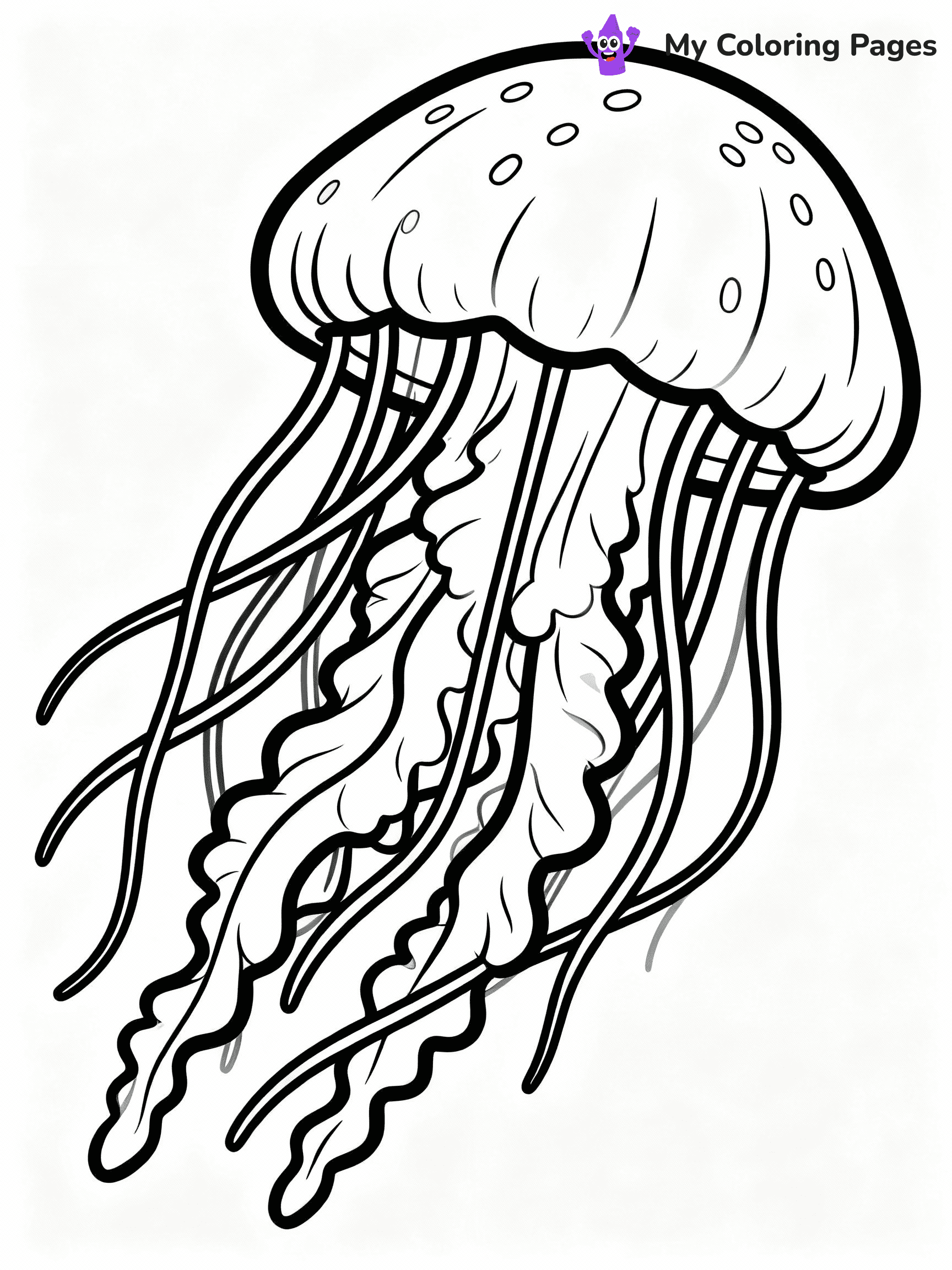Jellyfish Coloring Pages - 19