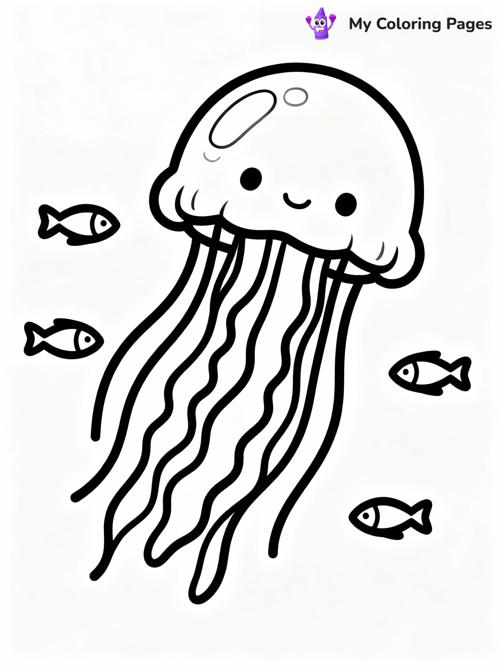 Jellyfish Coloring Pages - 18