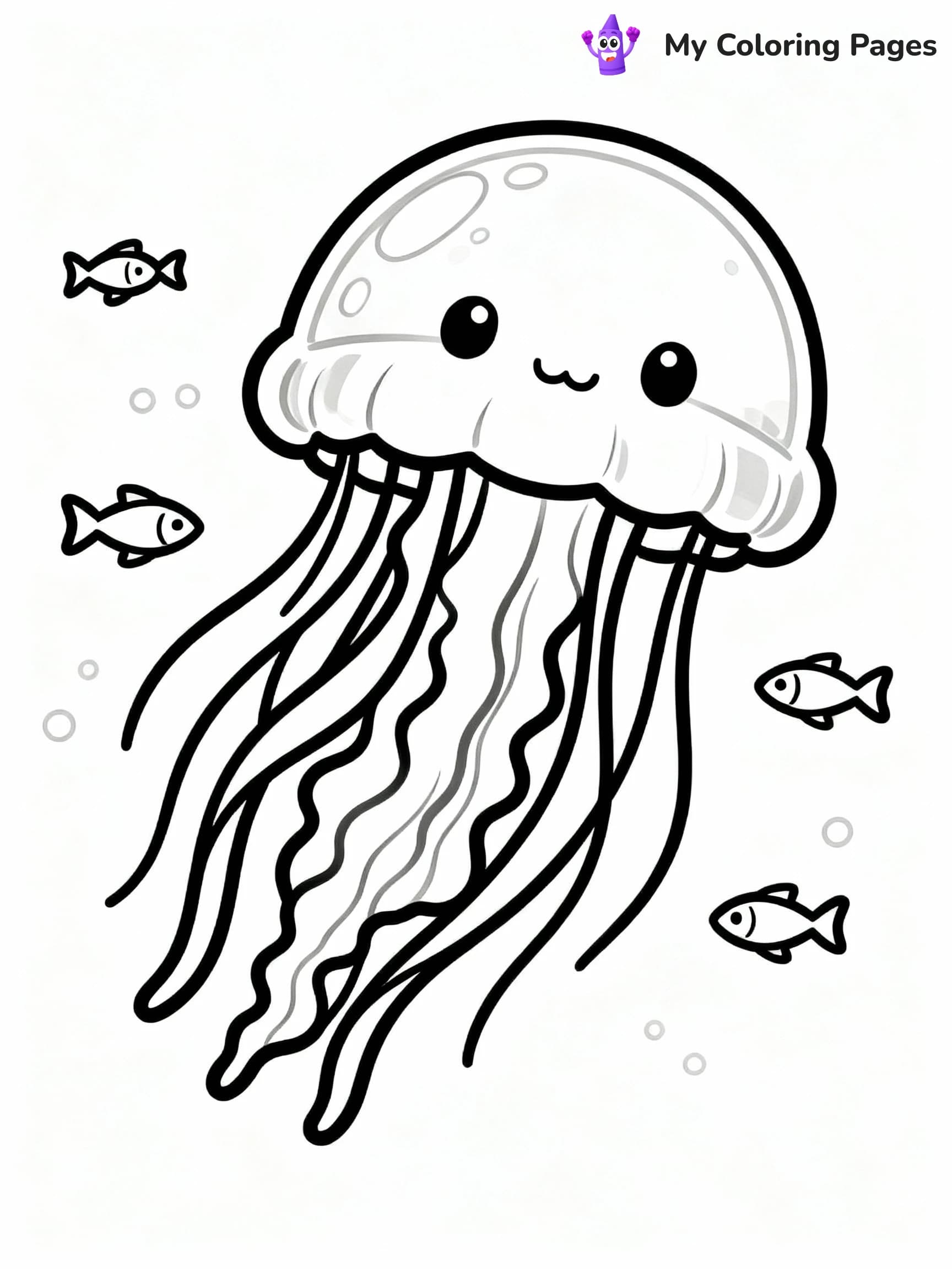 Jellyfish Coloring Pages - 17