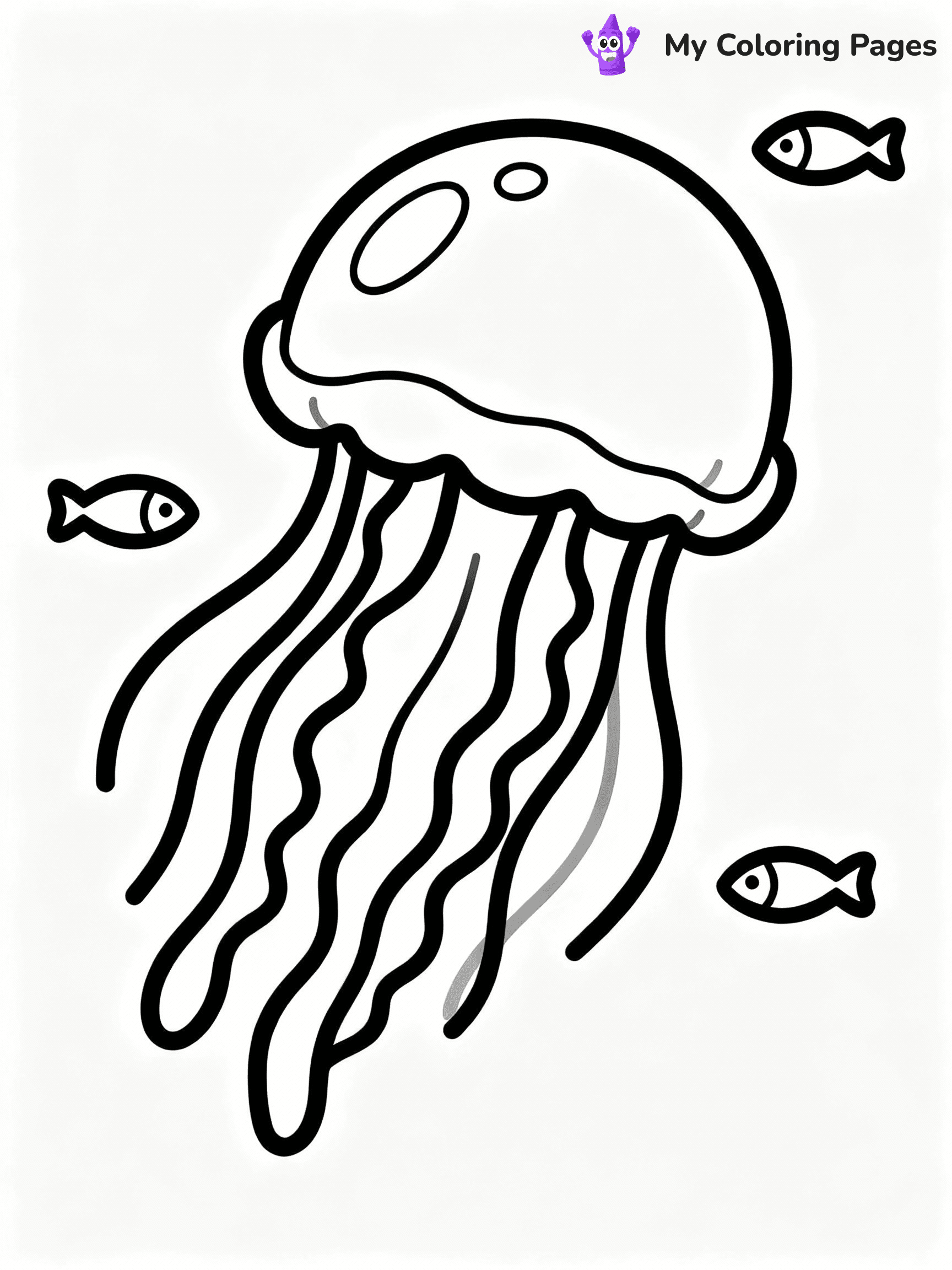 Jellyfish Coloring Pages - 16