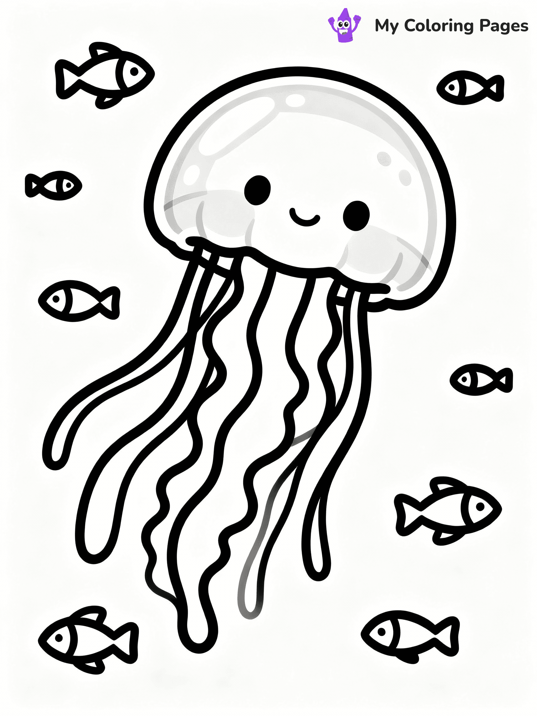 Jellyfish Coloring Pages - 15