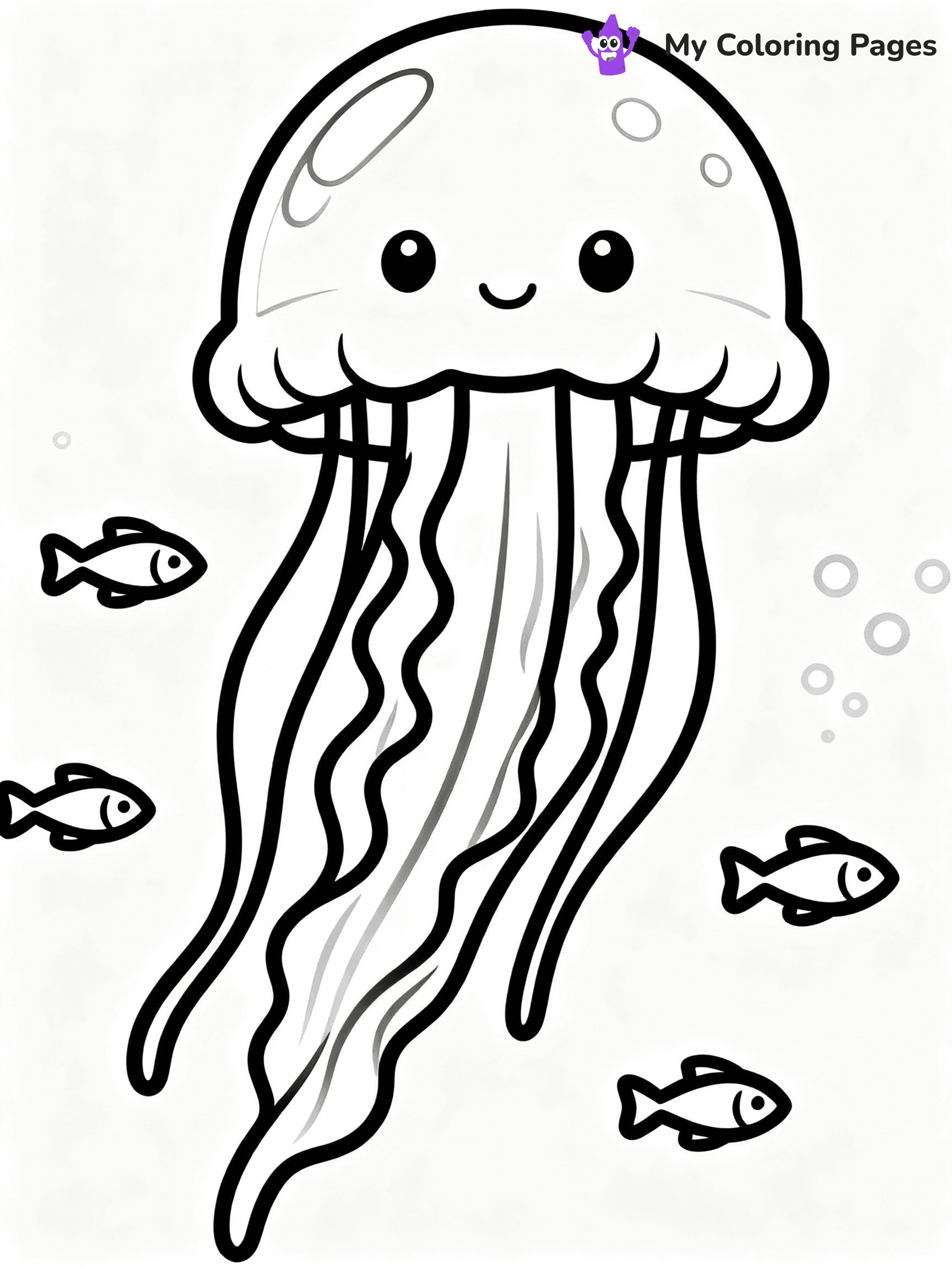 Jellyfish Coloring Pages - 14