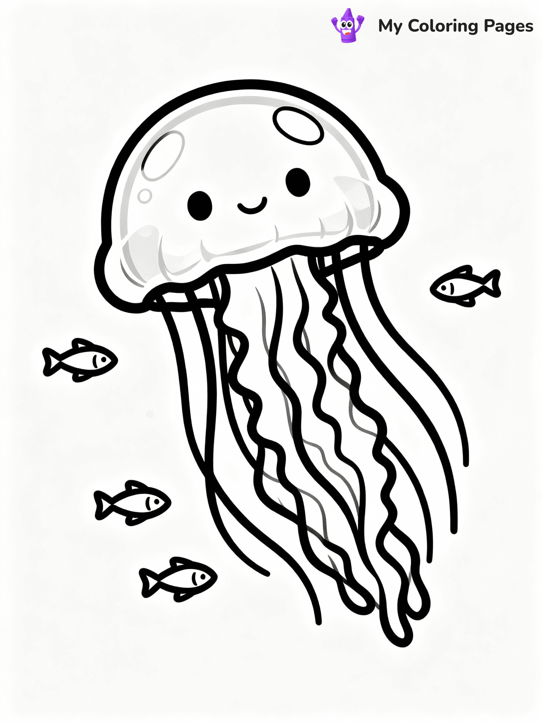 Jellyfish Coloring Pages - 13