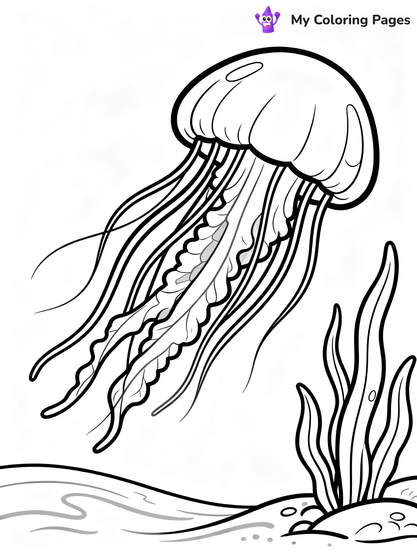 Jellyfish Coloring Pages - 3