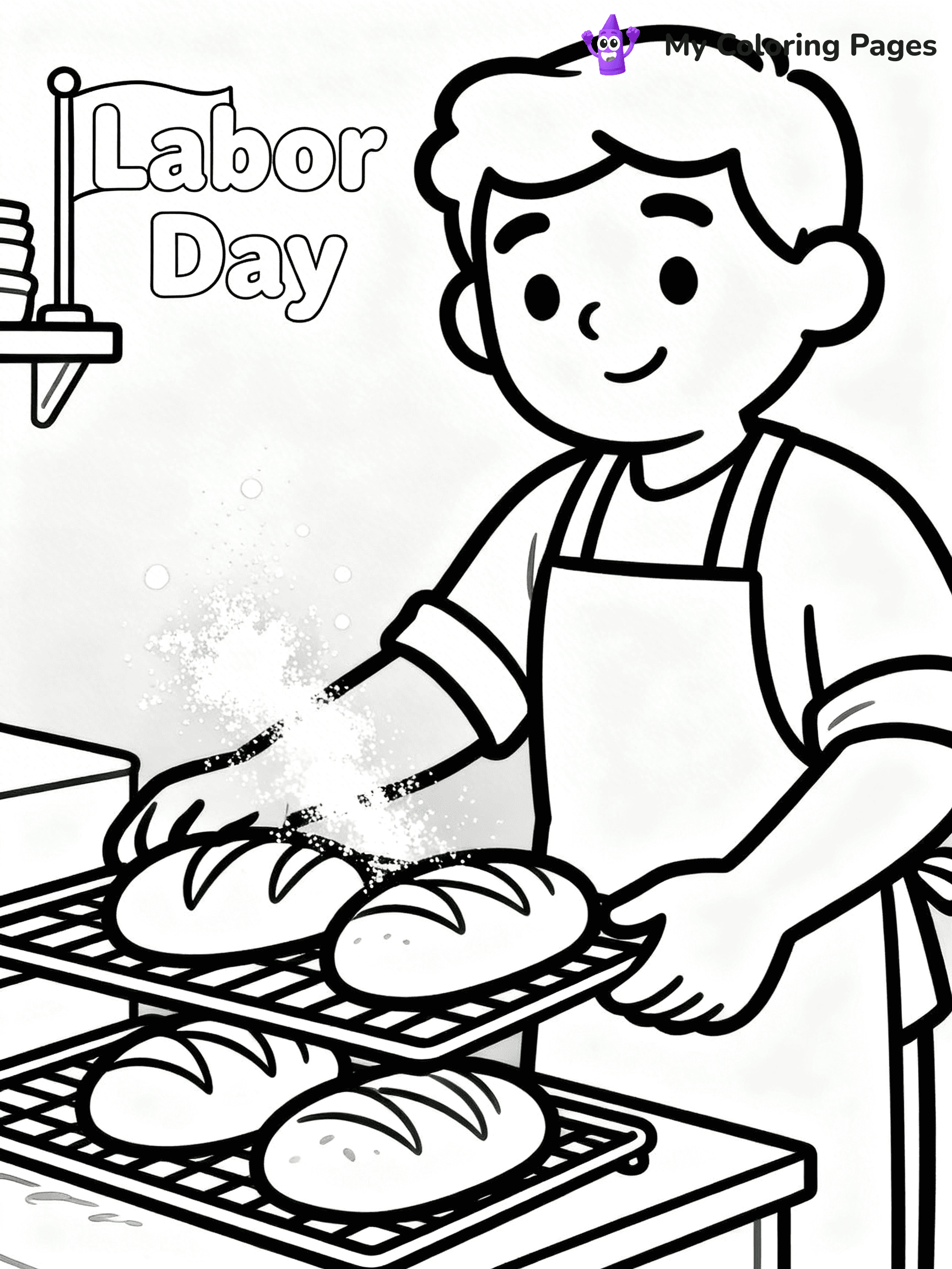 Labor Day Coloring Pages - 27