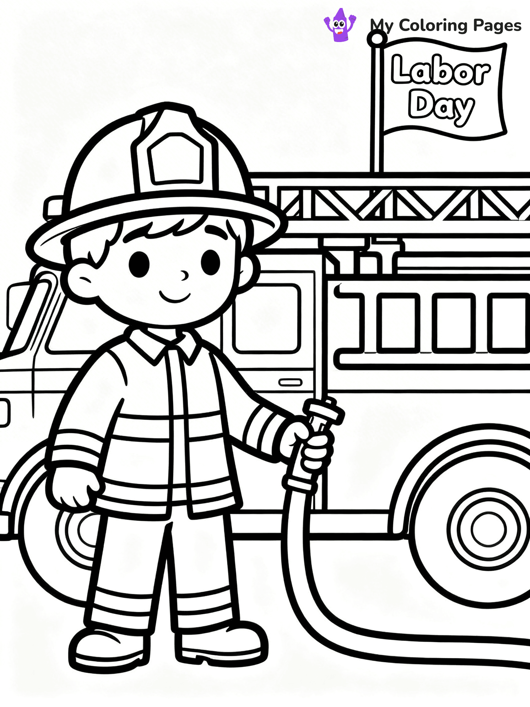 Labor Day Coloring Pages - 4