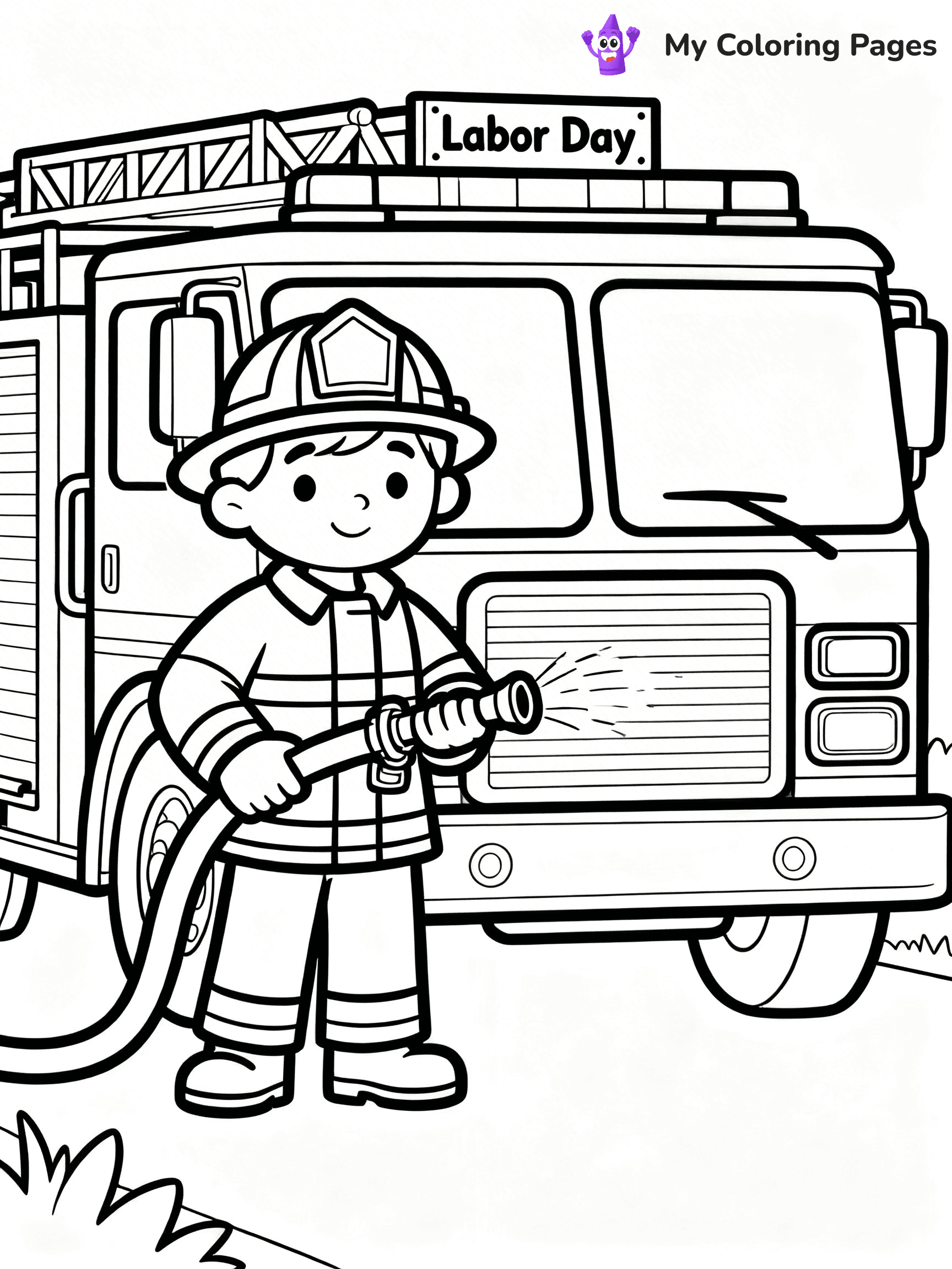 Labor Day Coloring Pages - 3