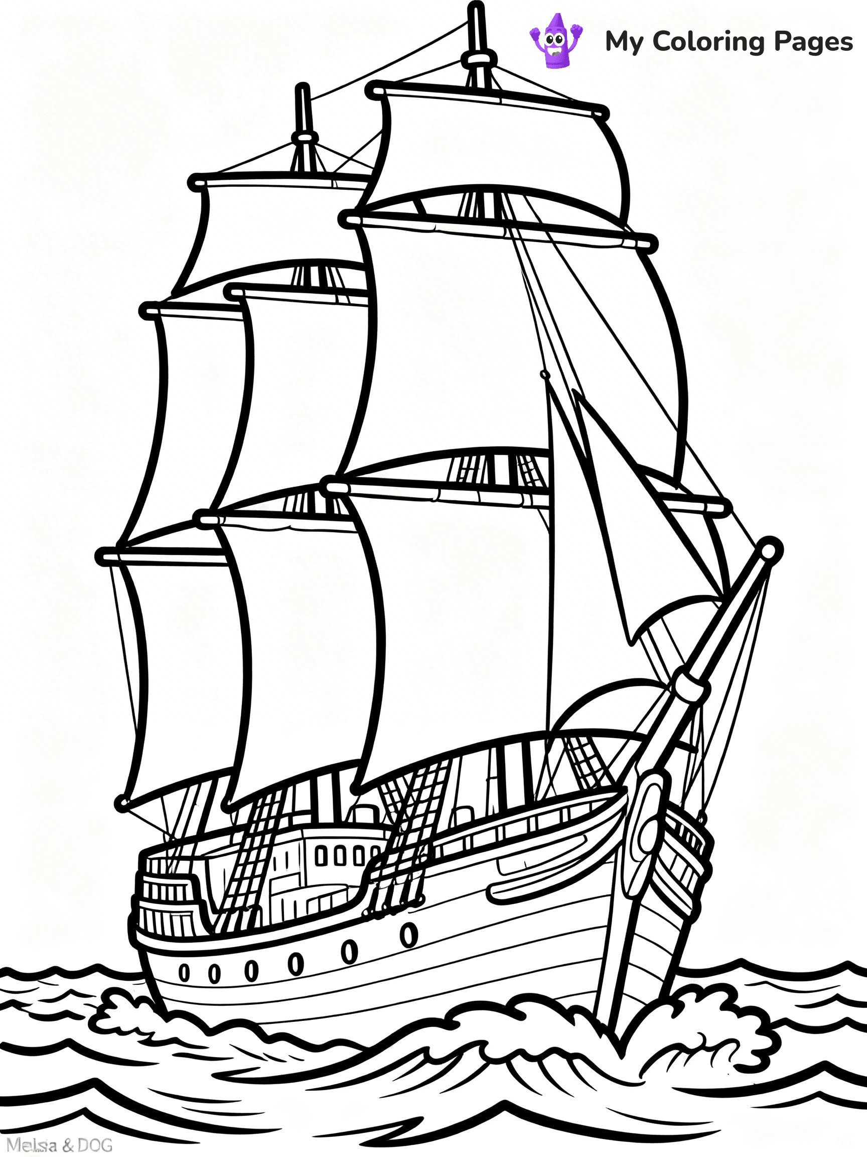 Columbus Day Coloring Pages - 23