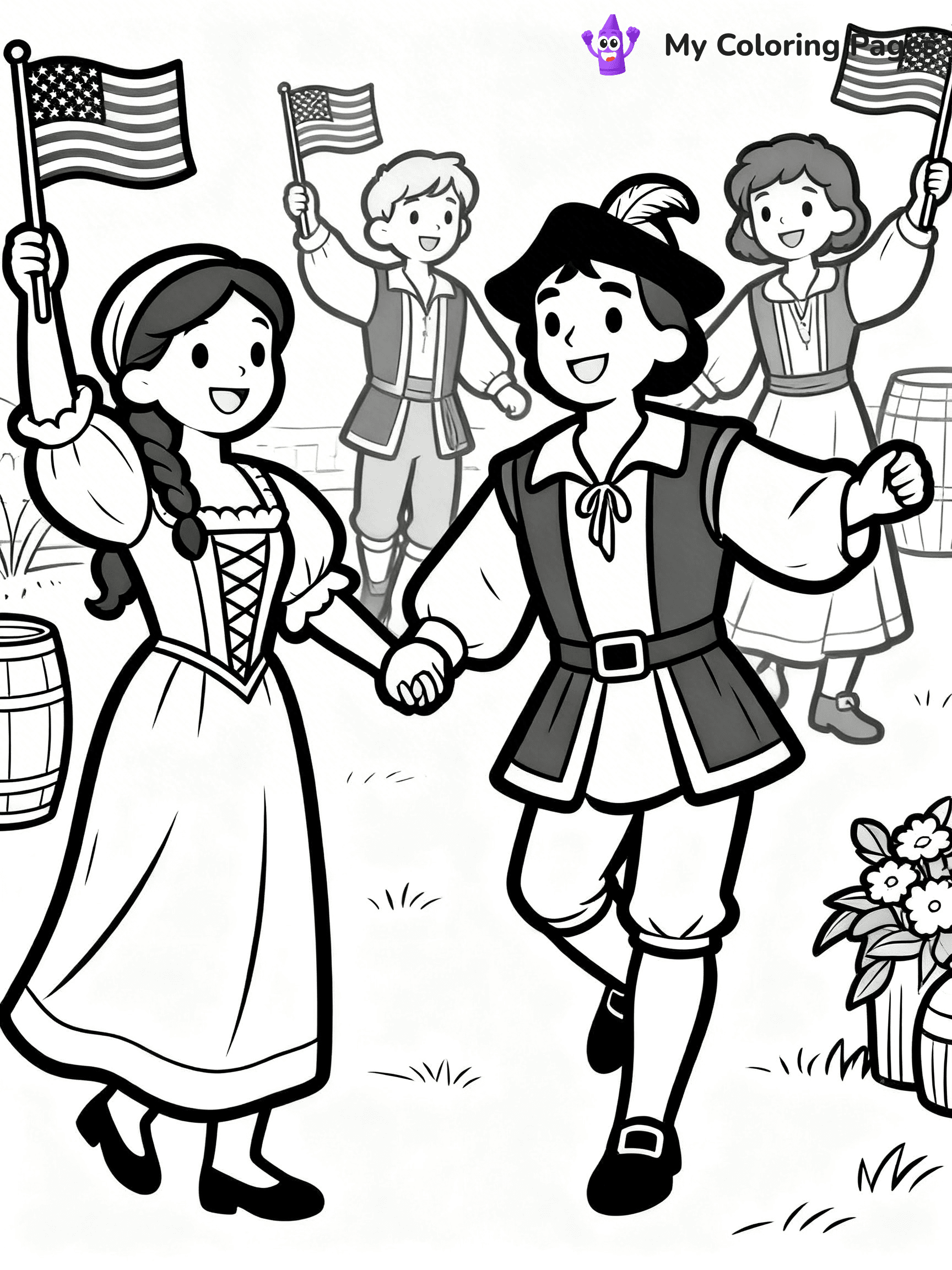 Columbus Day Coloring Pages - 11