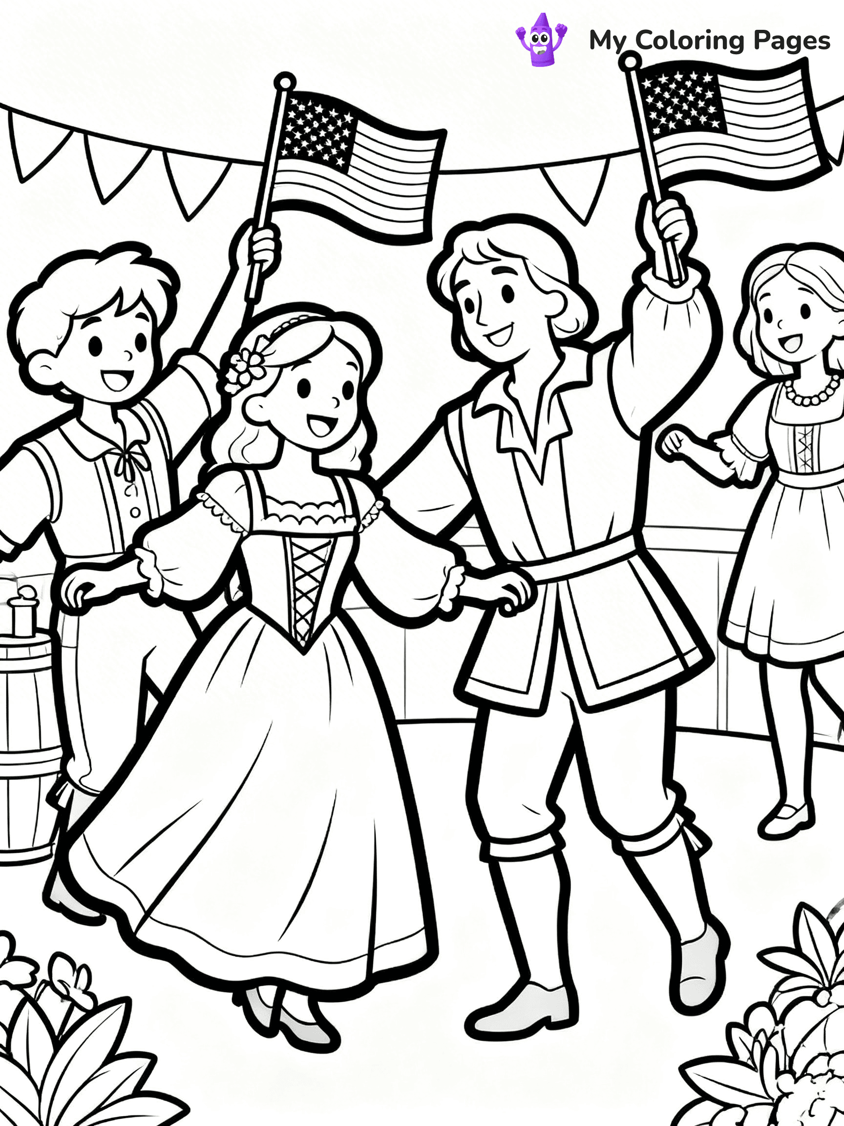 Columbus Day Coloring Pages - 10