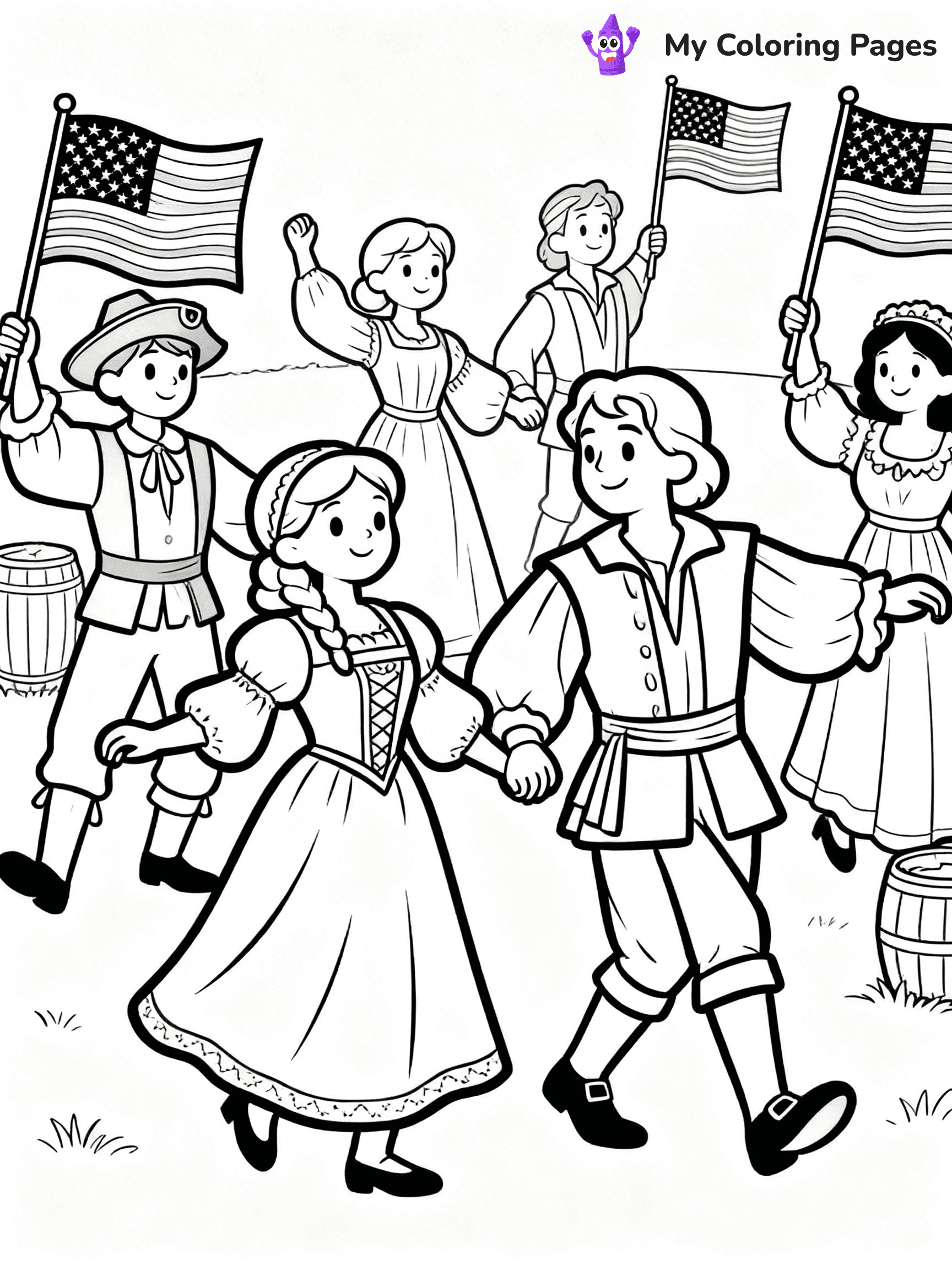 Columbus Day Coloring Pages - 7