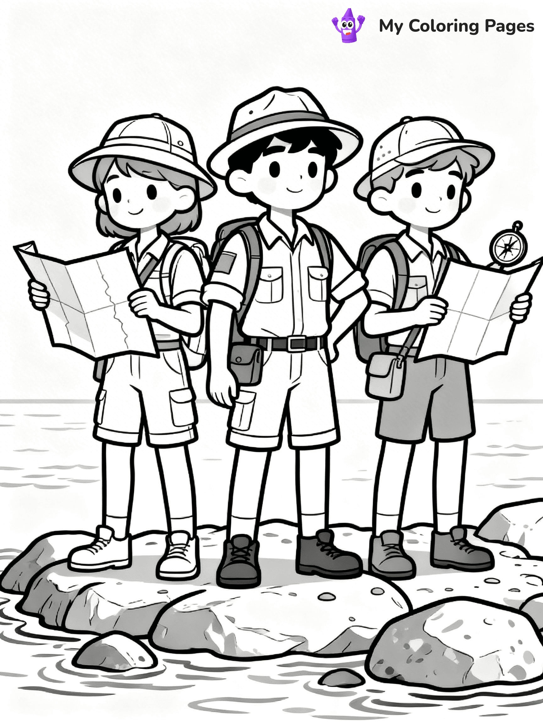 Columbus Day Coloring Pages - 3