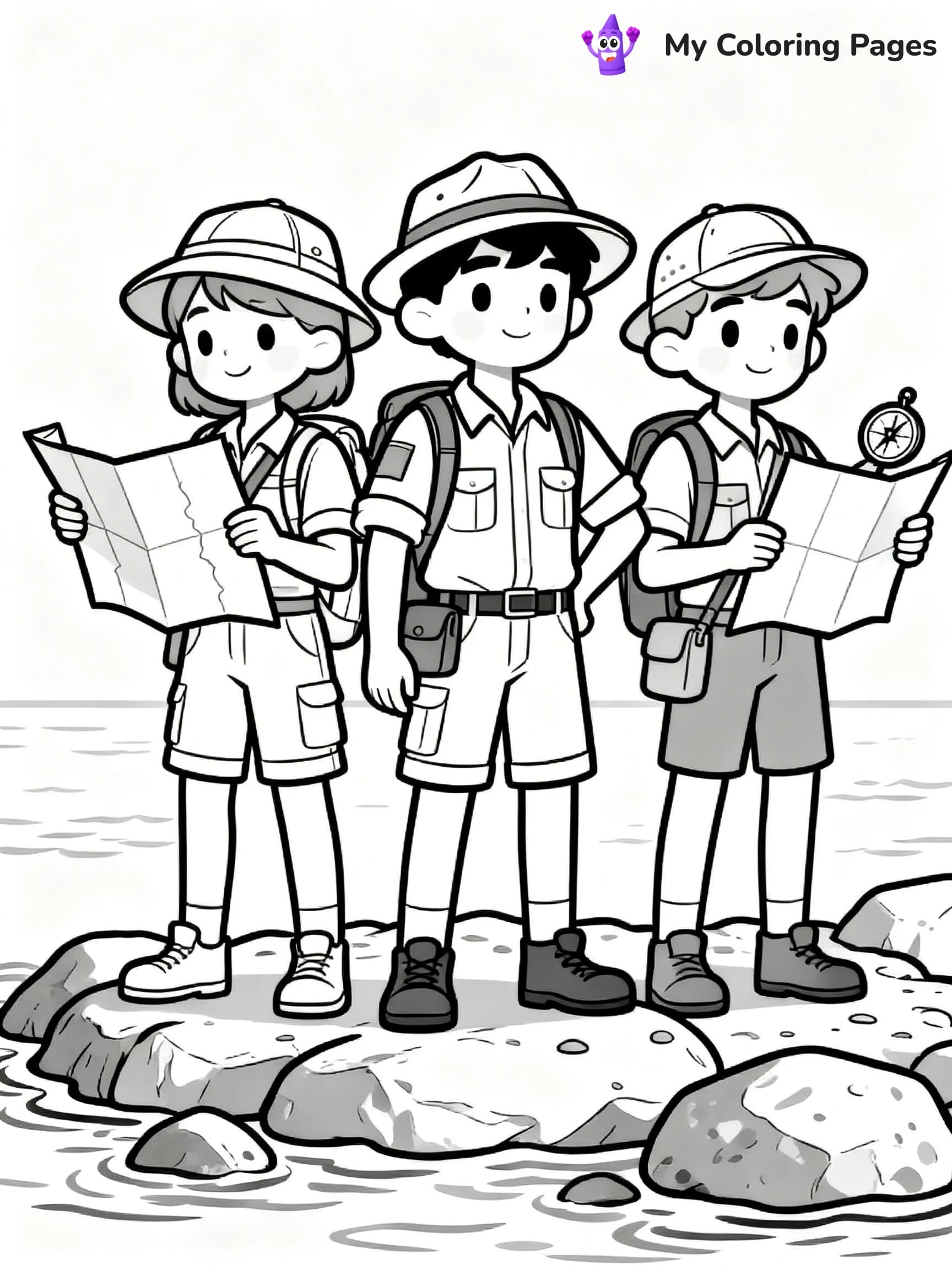 Columbus Day Coloring Pages - 3