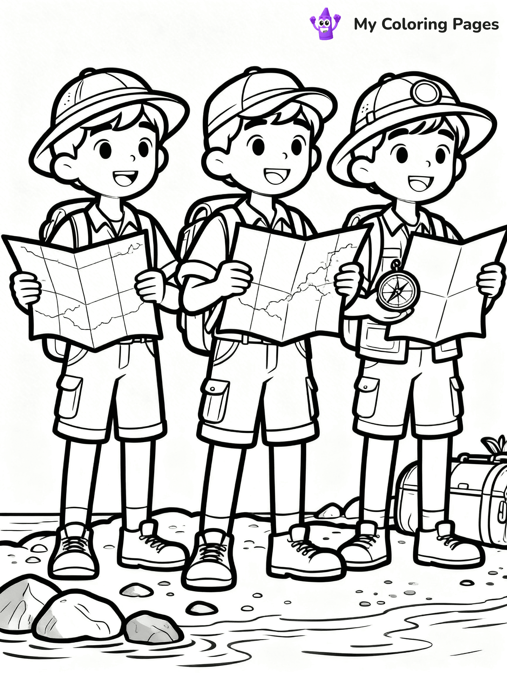 Columbus Day Coloring Pages - 2