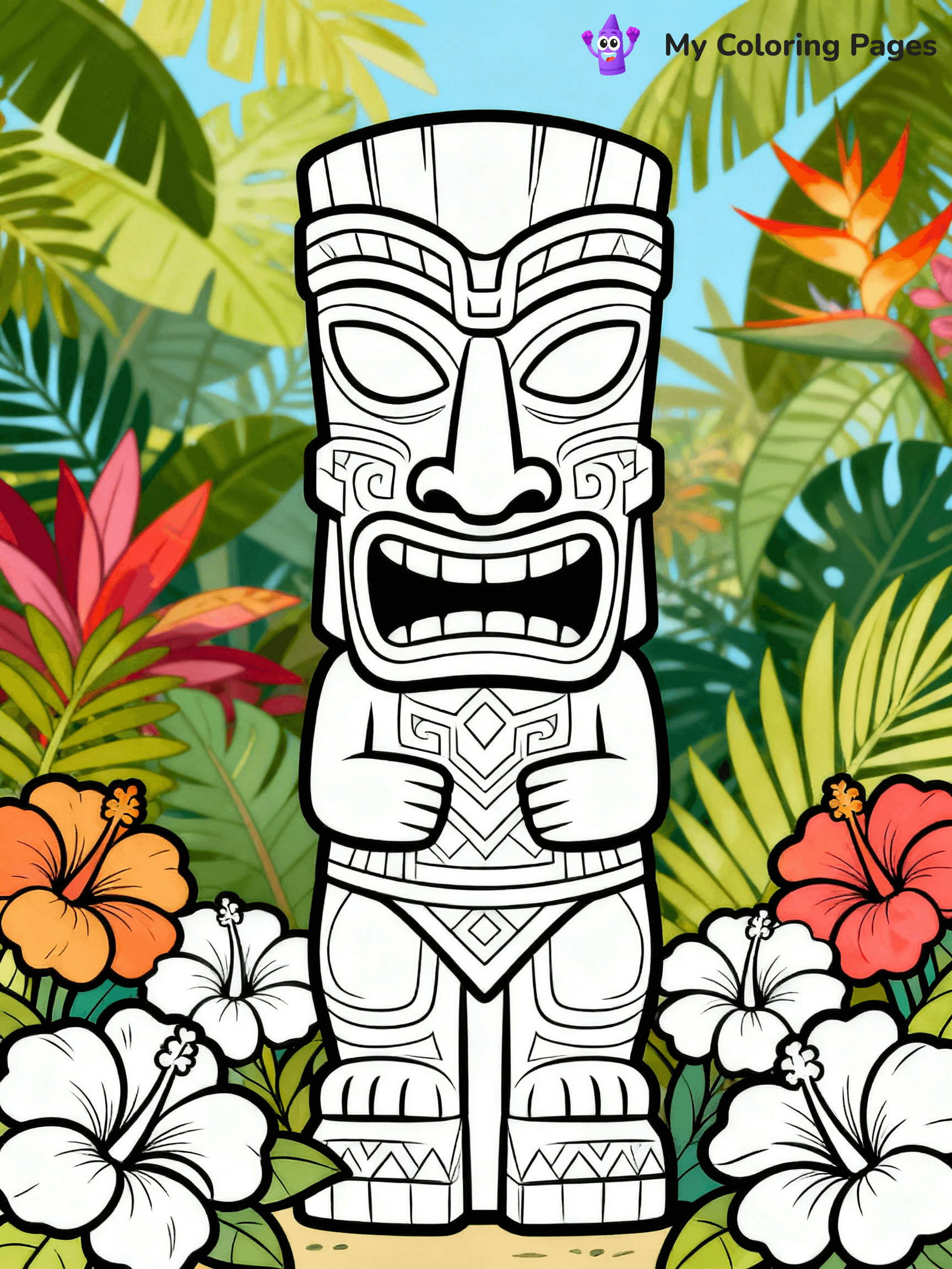 Hawaii Coloring Pages - 11