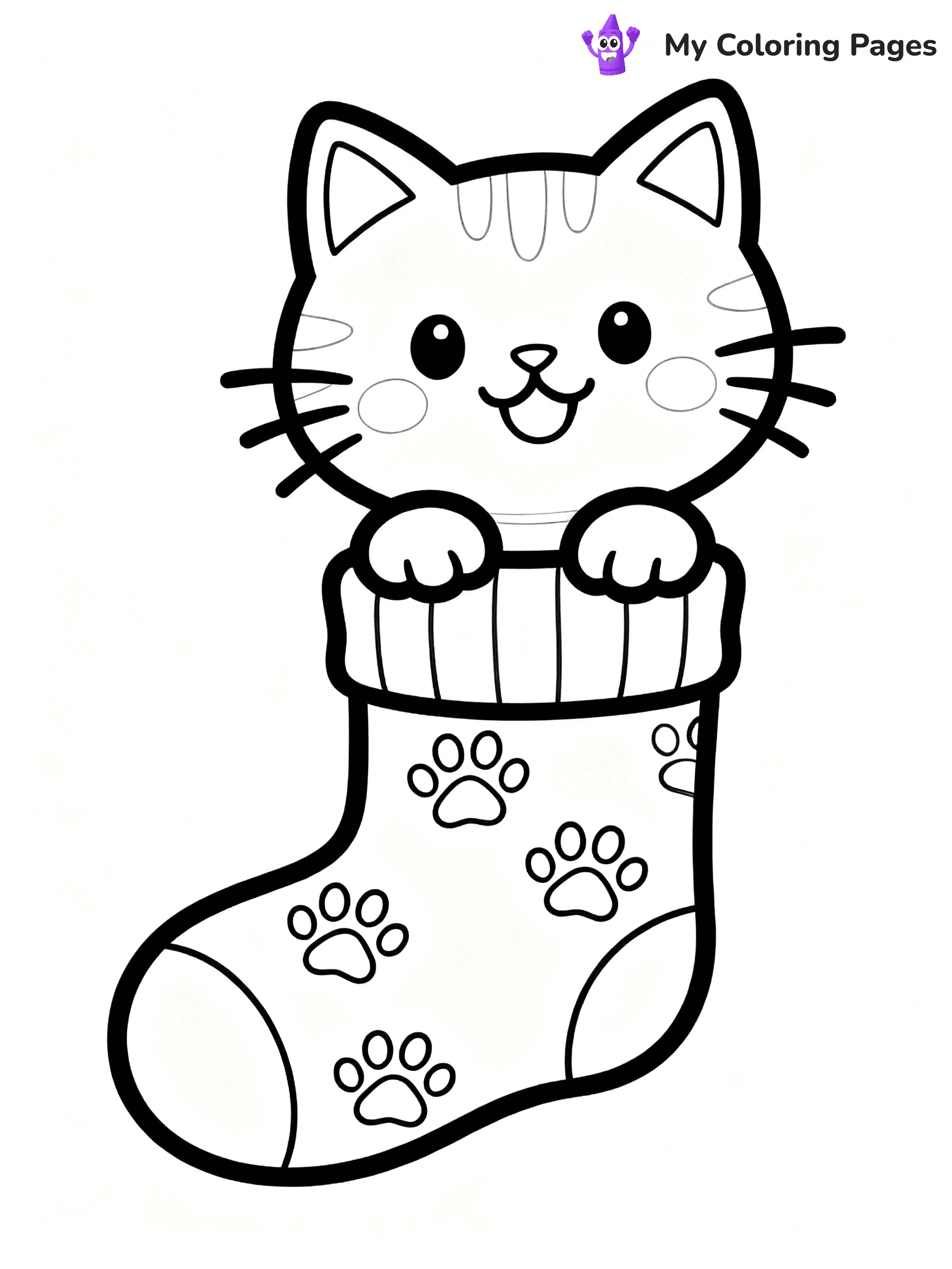 Sock Coloring Pages - 62