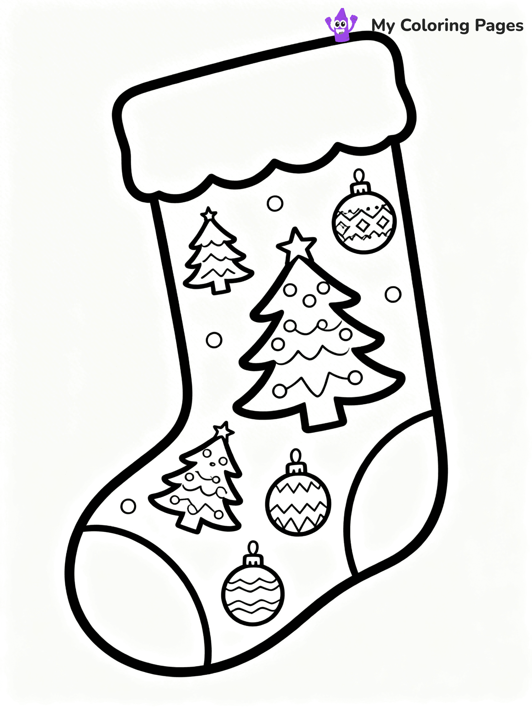 Sock Coloring Pages - 51