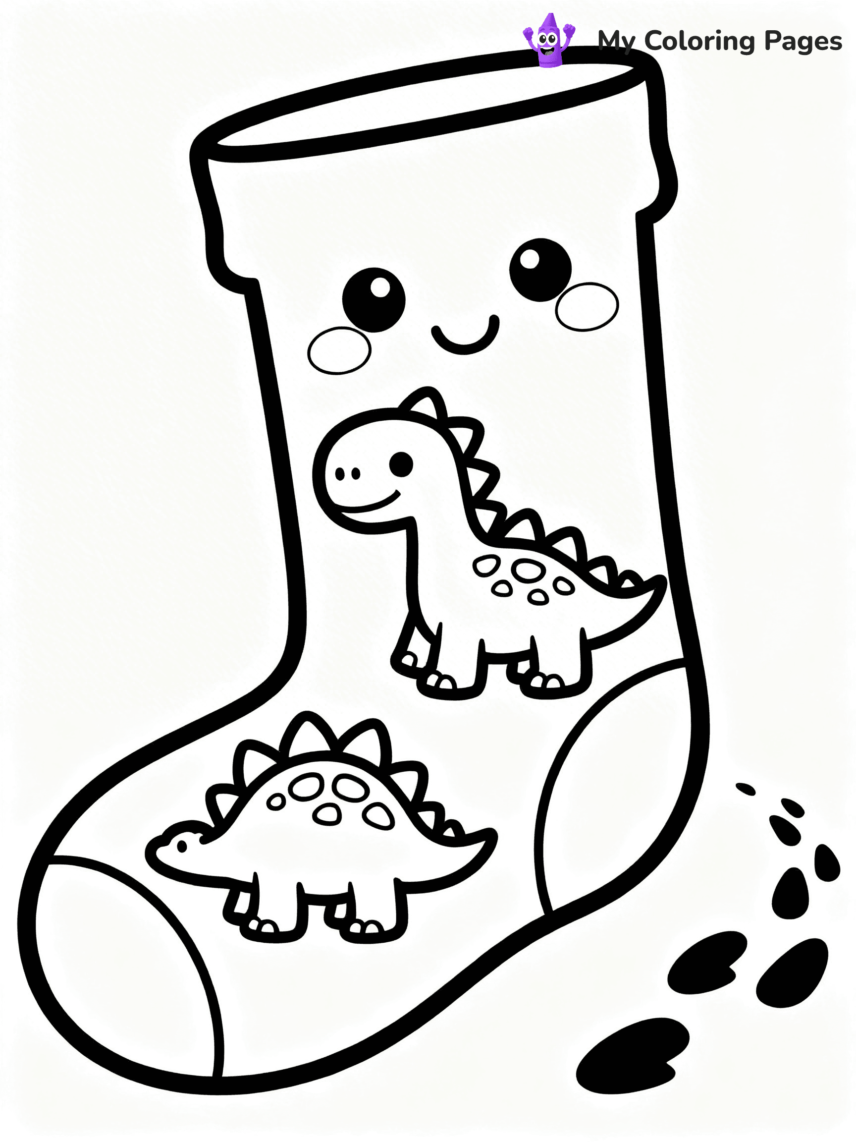 Sock Coloring Pages - 44