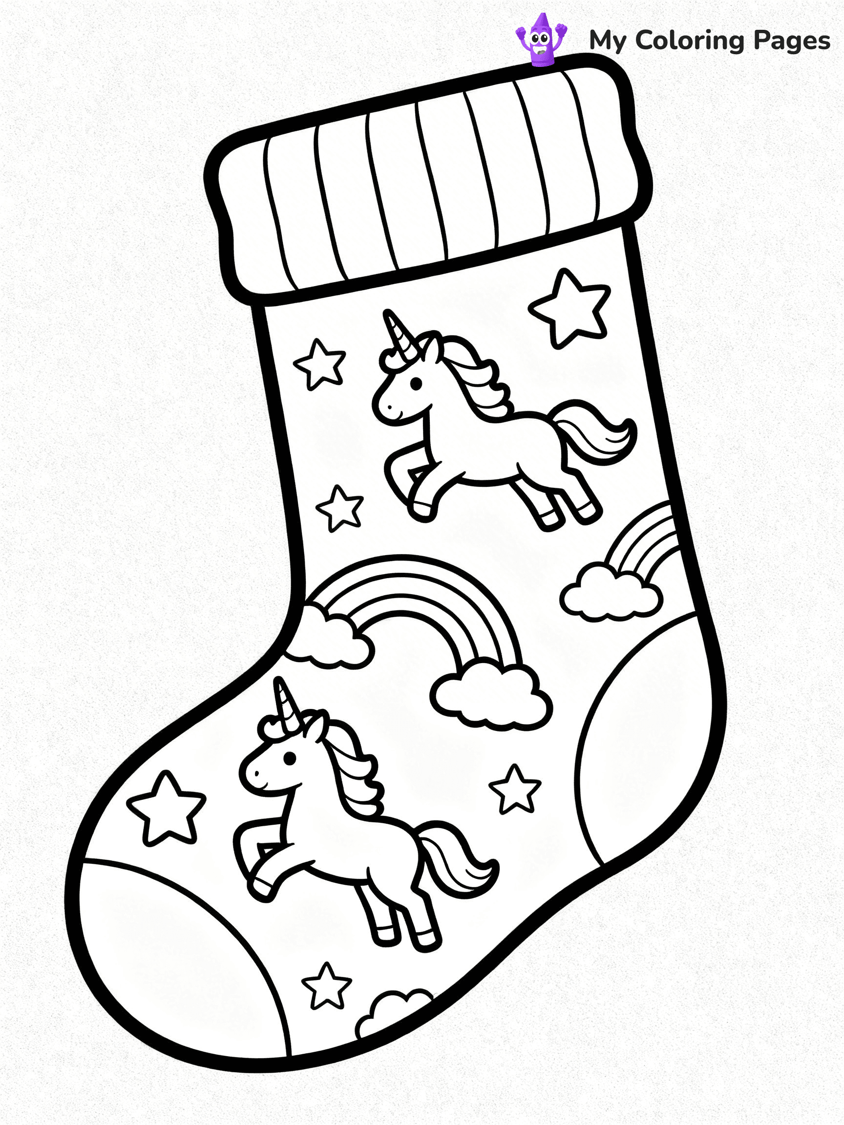 Sock Coloring Pages - 34