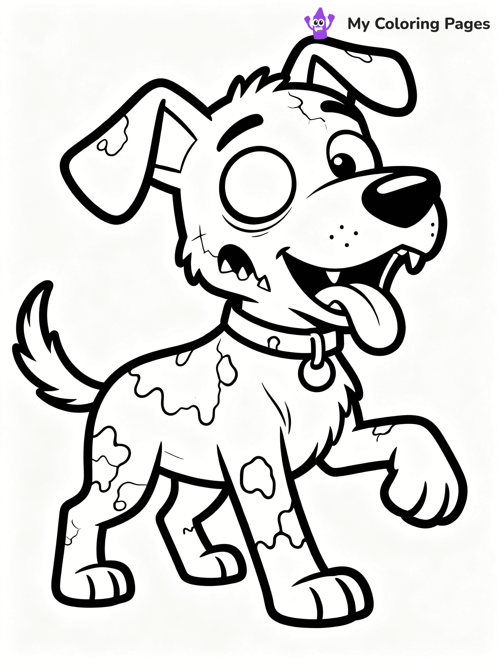 Zombie Coloring Pages - 24