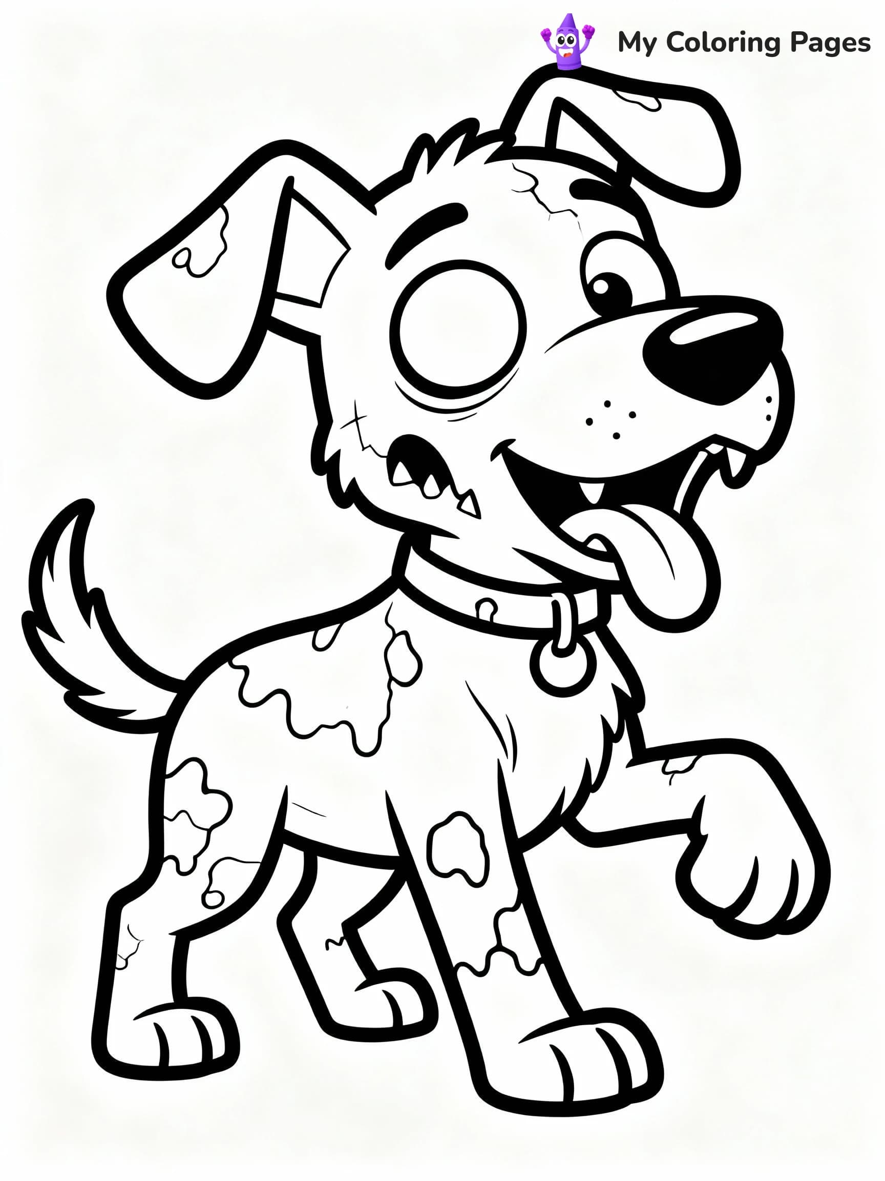 Zombie Coloring Pages - 24