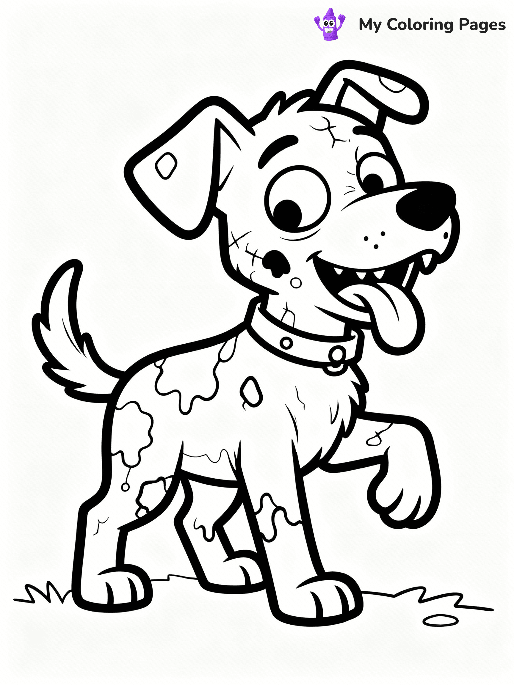 Zombie Coloring Pages - 19