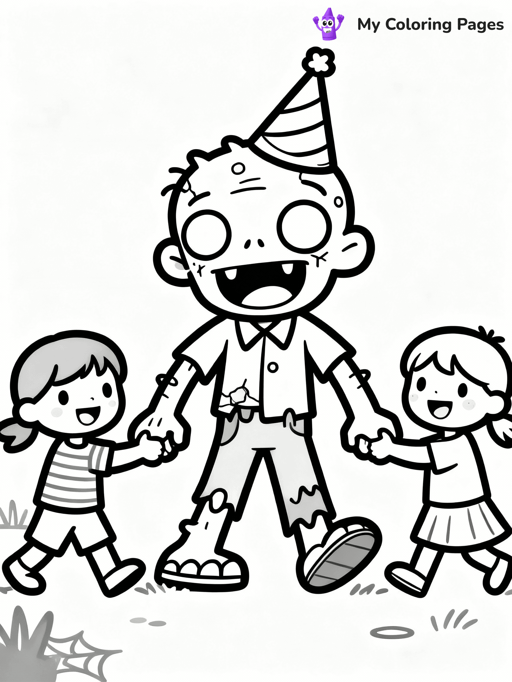 Zombie Coloring Pages - 6