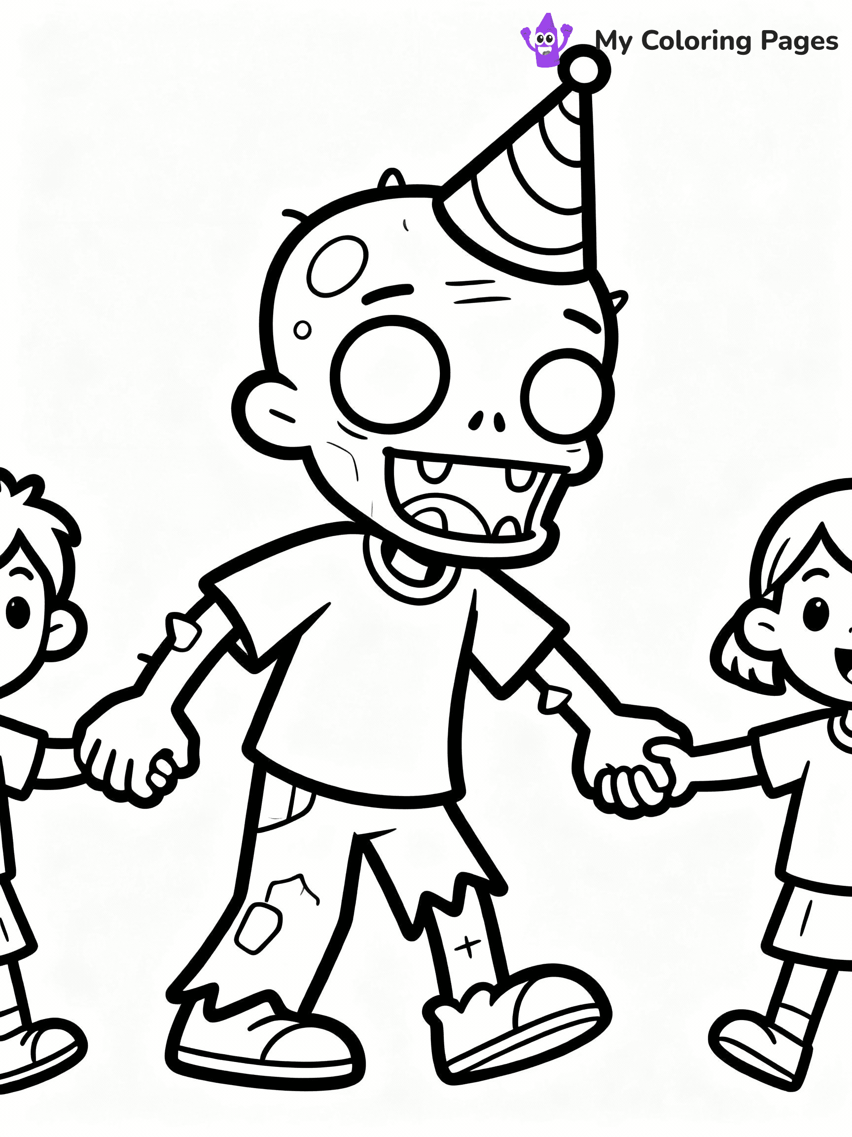 Zombie Coloring Pages - 3