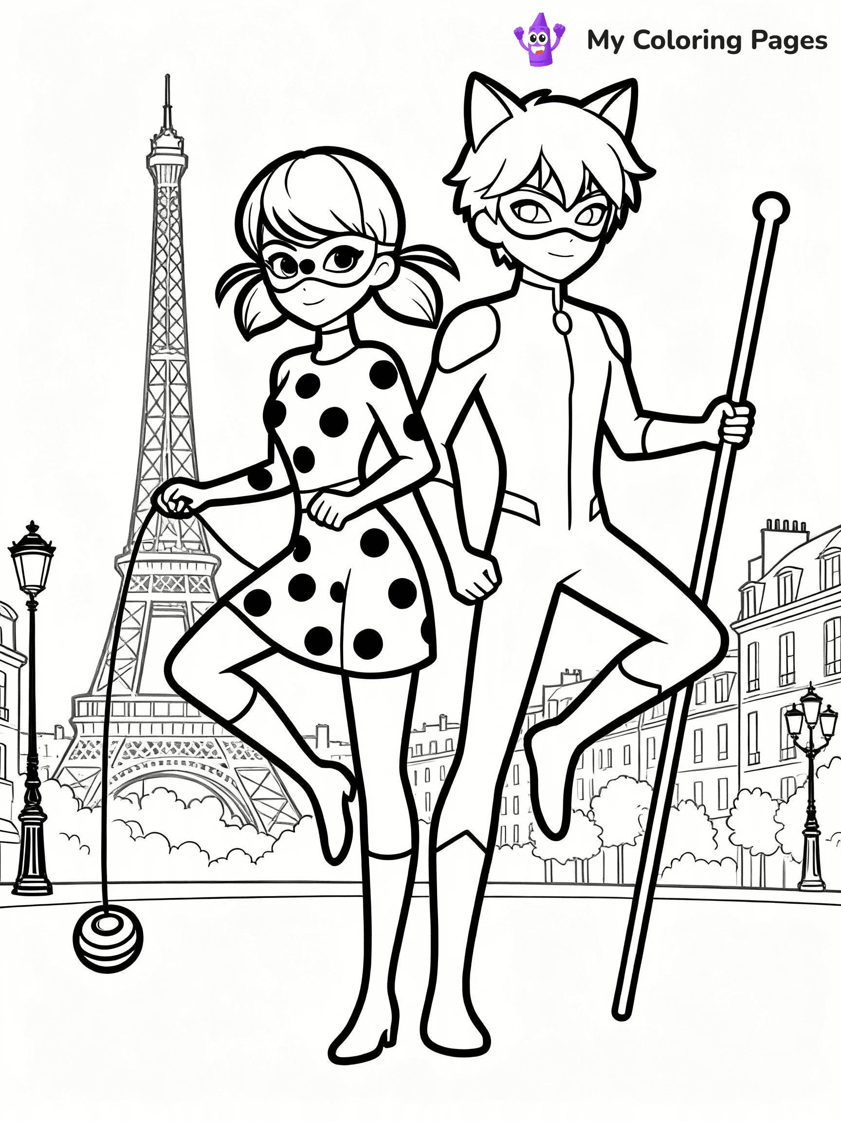 Miraculous Coloring Pages - 12