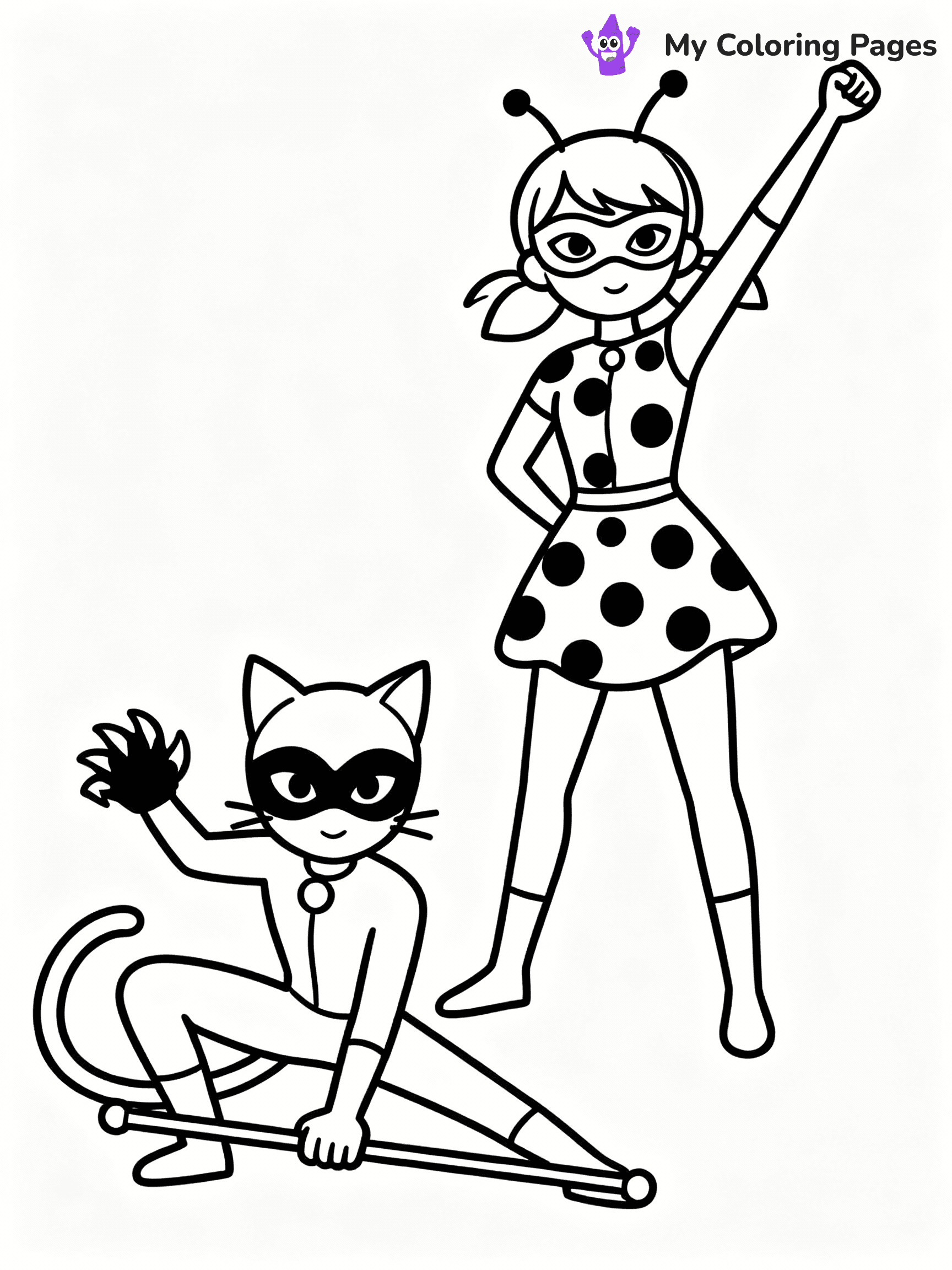 Miraculous Coloring Pages - 2